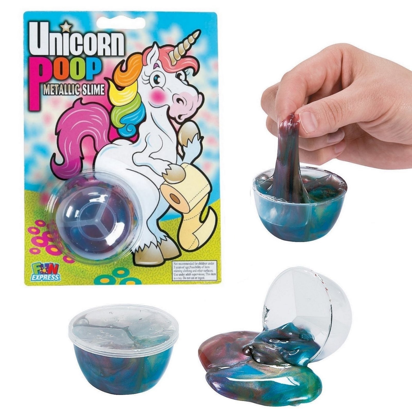 Unicorn Poop Metallic Slime (1 Tub)