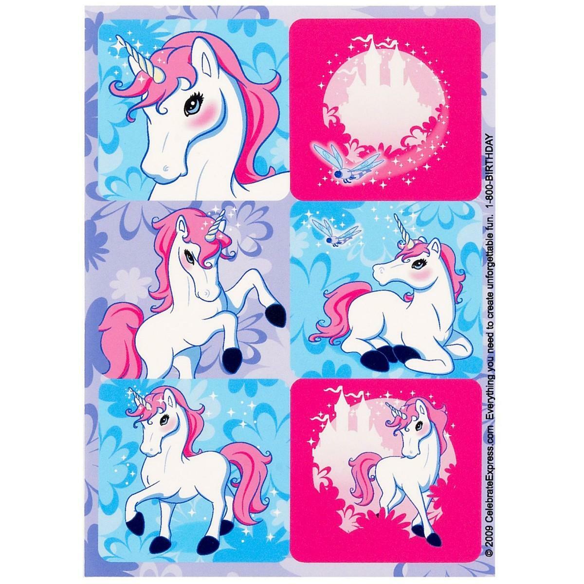 Enchanted Unicorn Stickers (4 Sheets)