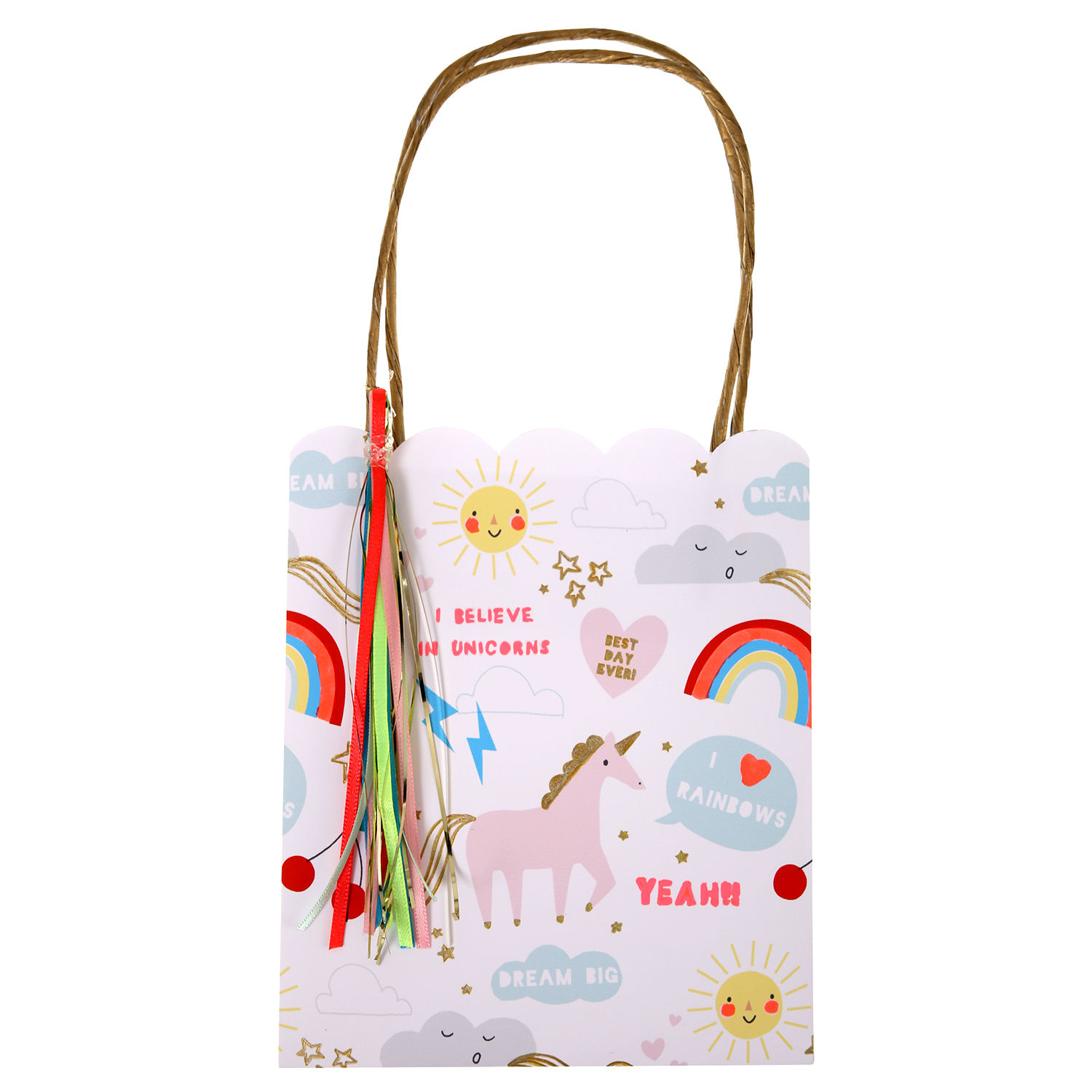 Meri Meri Paper Unicorn Lolly/Treat Bags (Pack of 8)