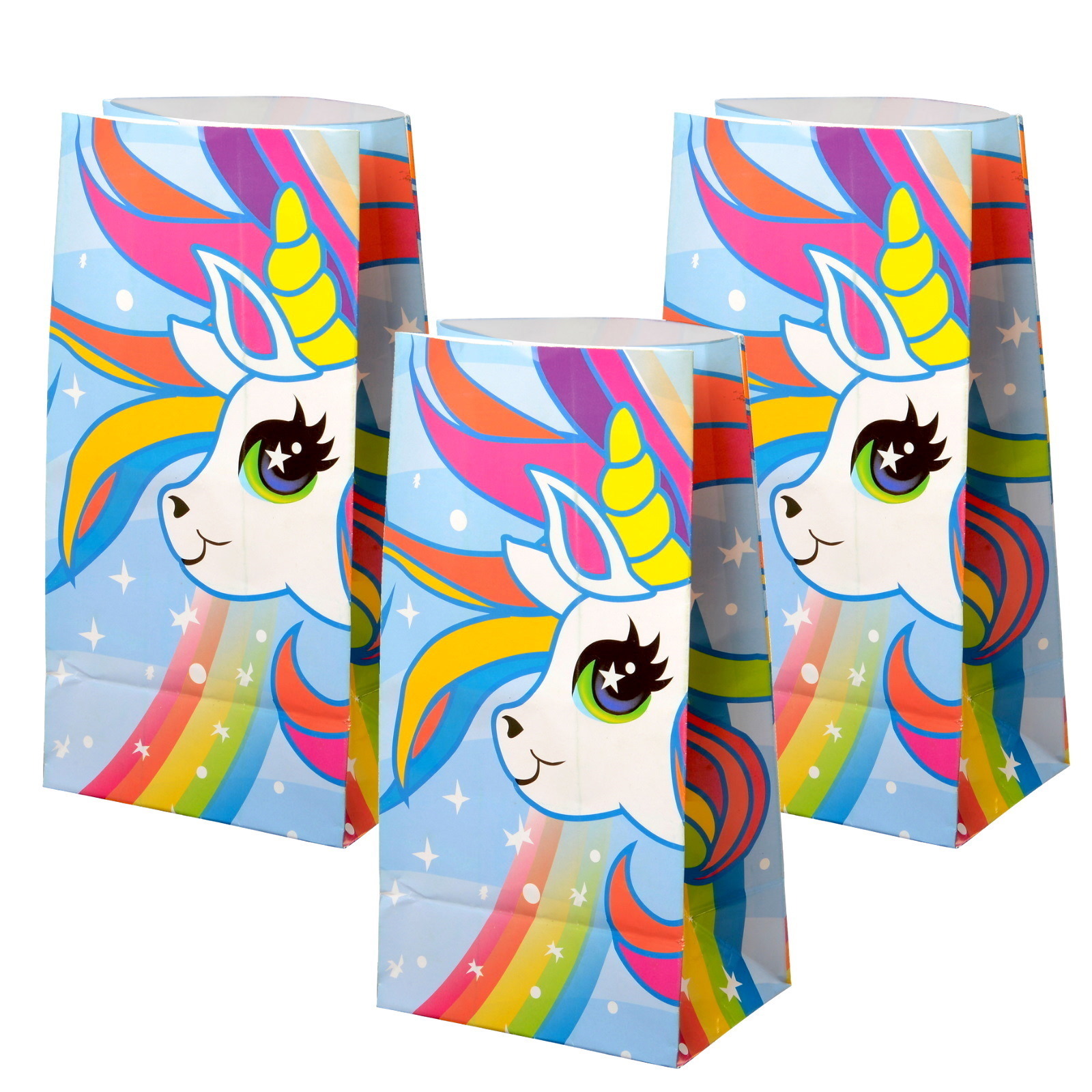 Unicorn Paper Favour Bags (Pack of 12)