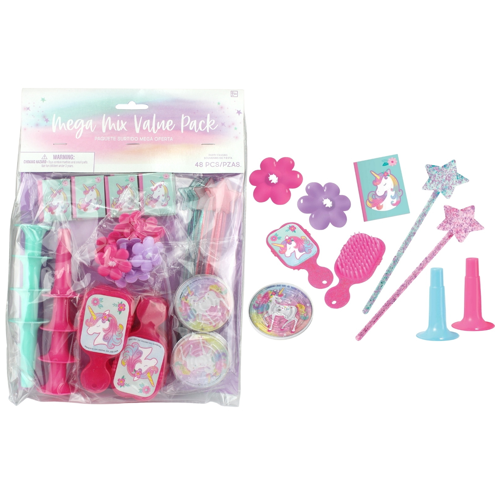 Enchanted Unicorn Mega Value Favour Pack (48 Pieces)