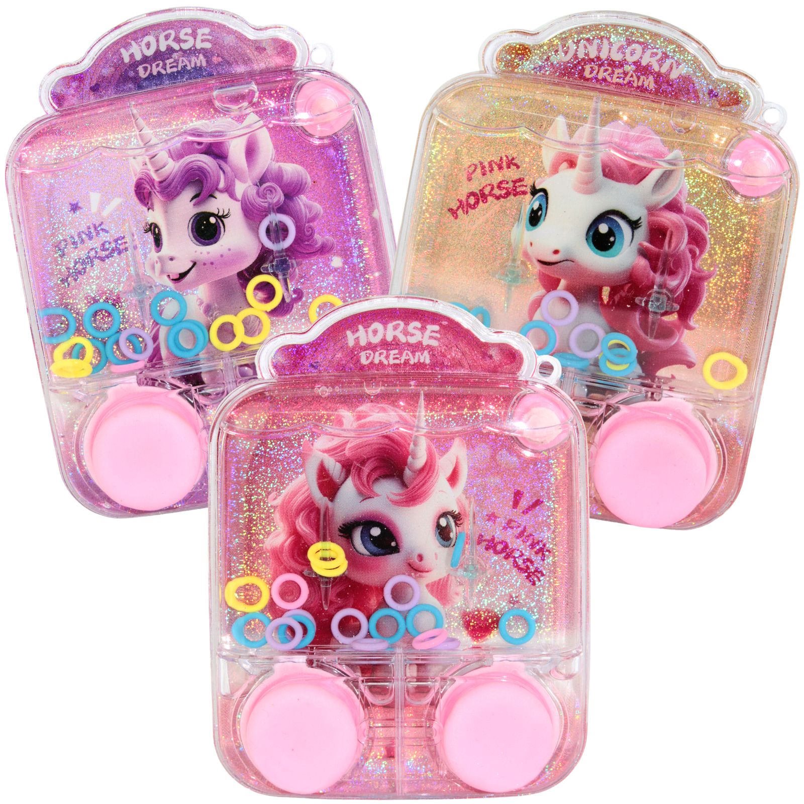 Mini Unicorn Water Ring Toss Game (1 Only)