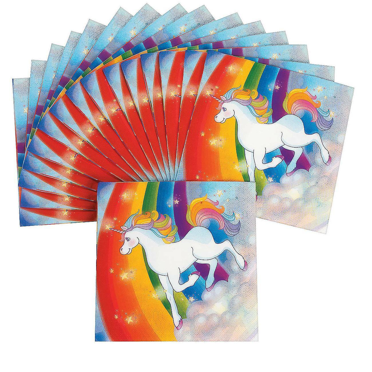 Unicorn Large Napkins / Serviettes (Pack of 16)