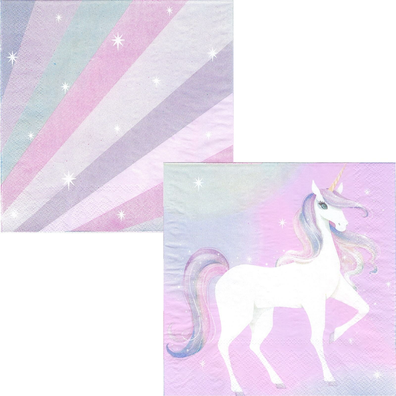 Fantasy Unicorn Large Napkins / Serviettes (Pack of 20)