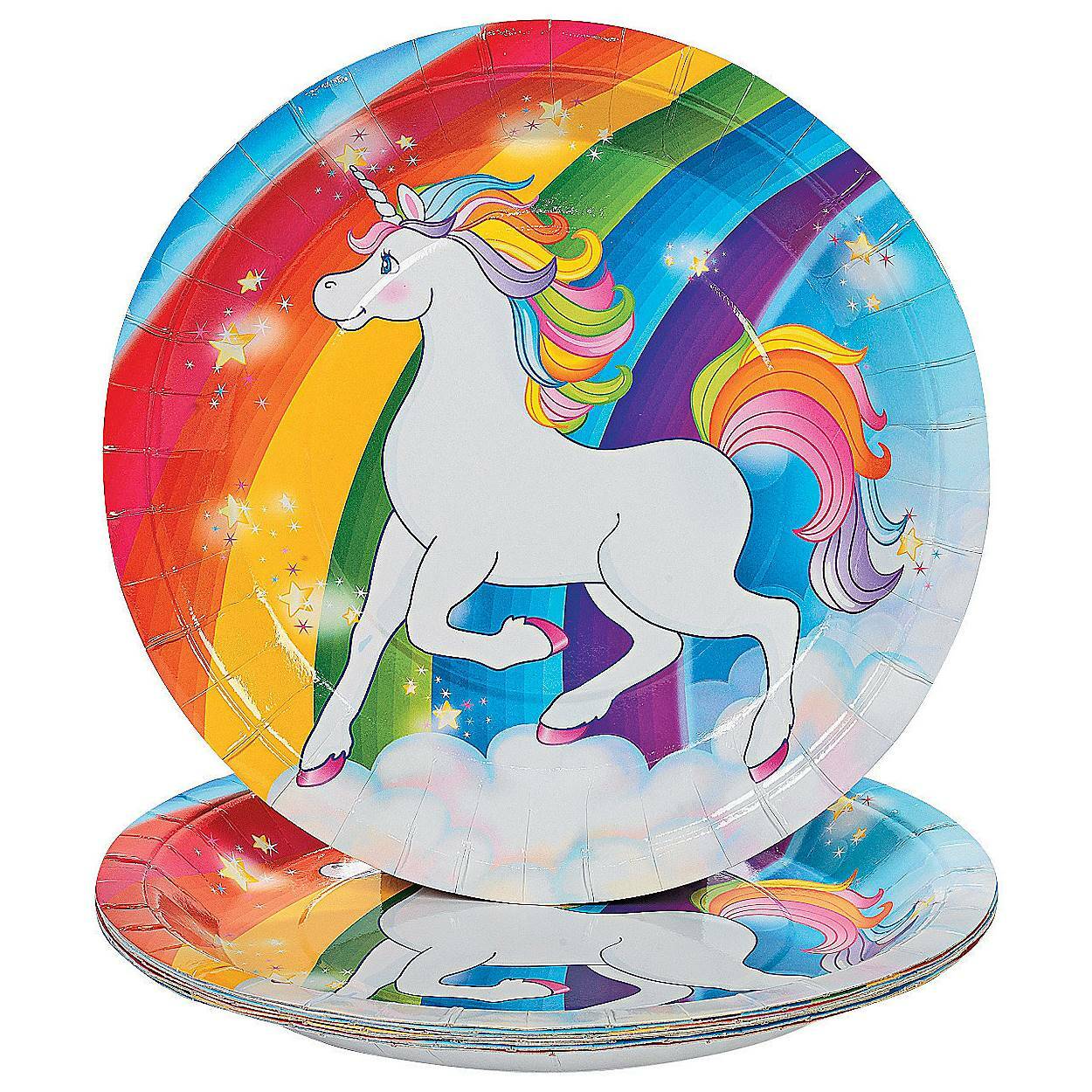 Unicorn Large Paper Plates (Pack of 8)