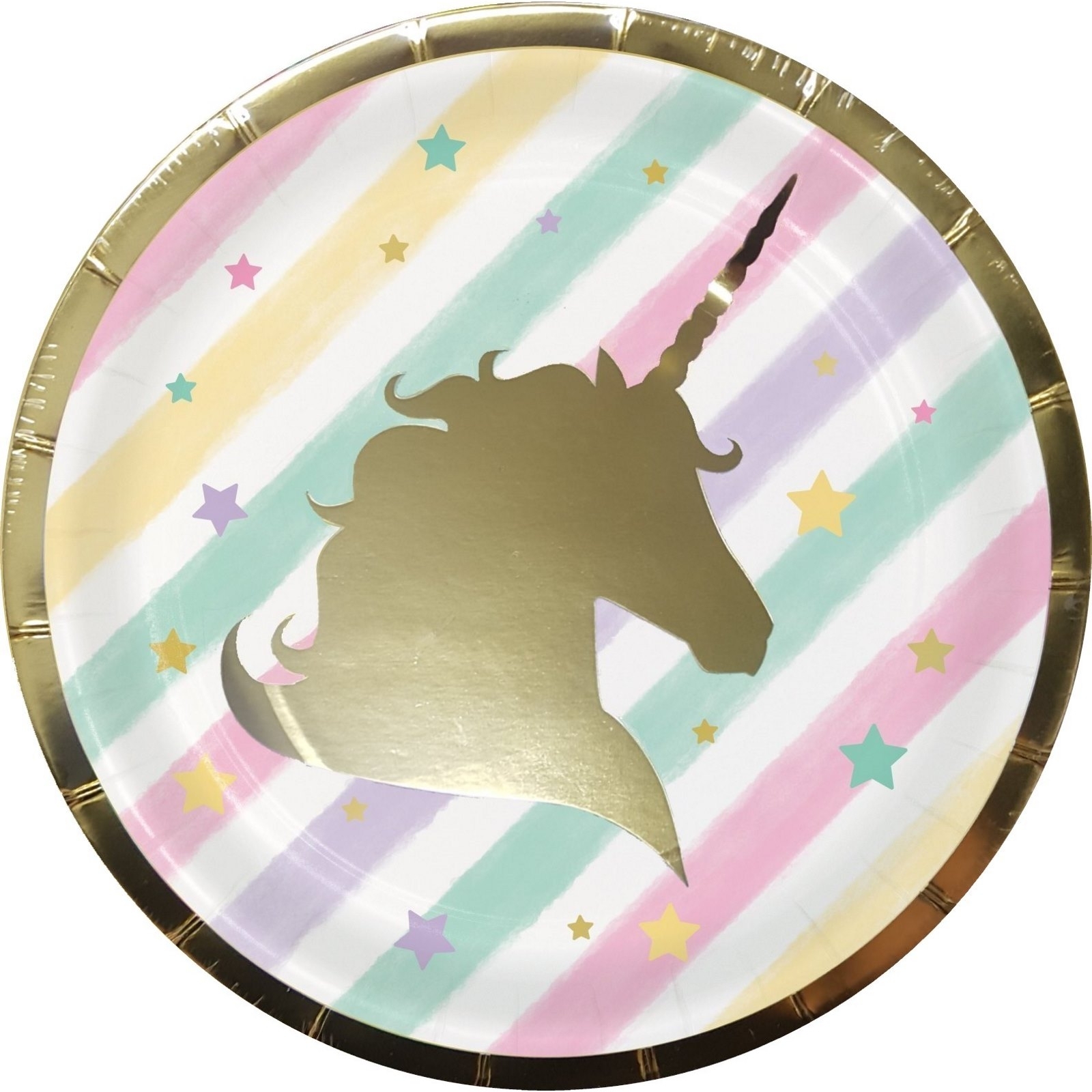 Unicorn Sparkle Small Paper Plates (Pack of 8)