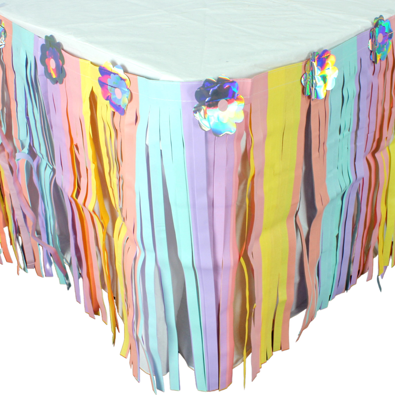 Enchanted Unicorn Paper Table Skirt 3m