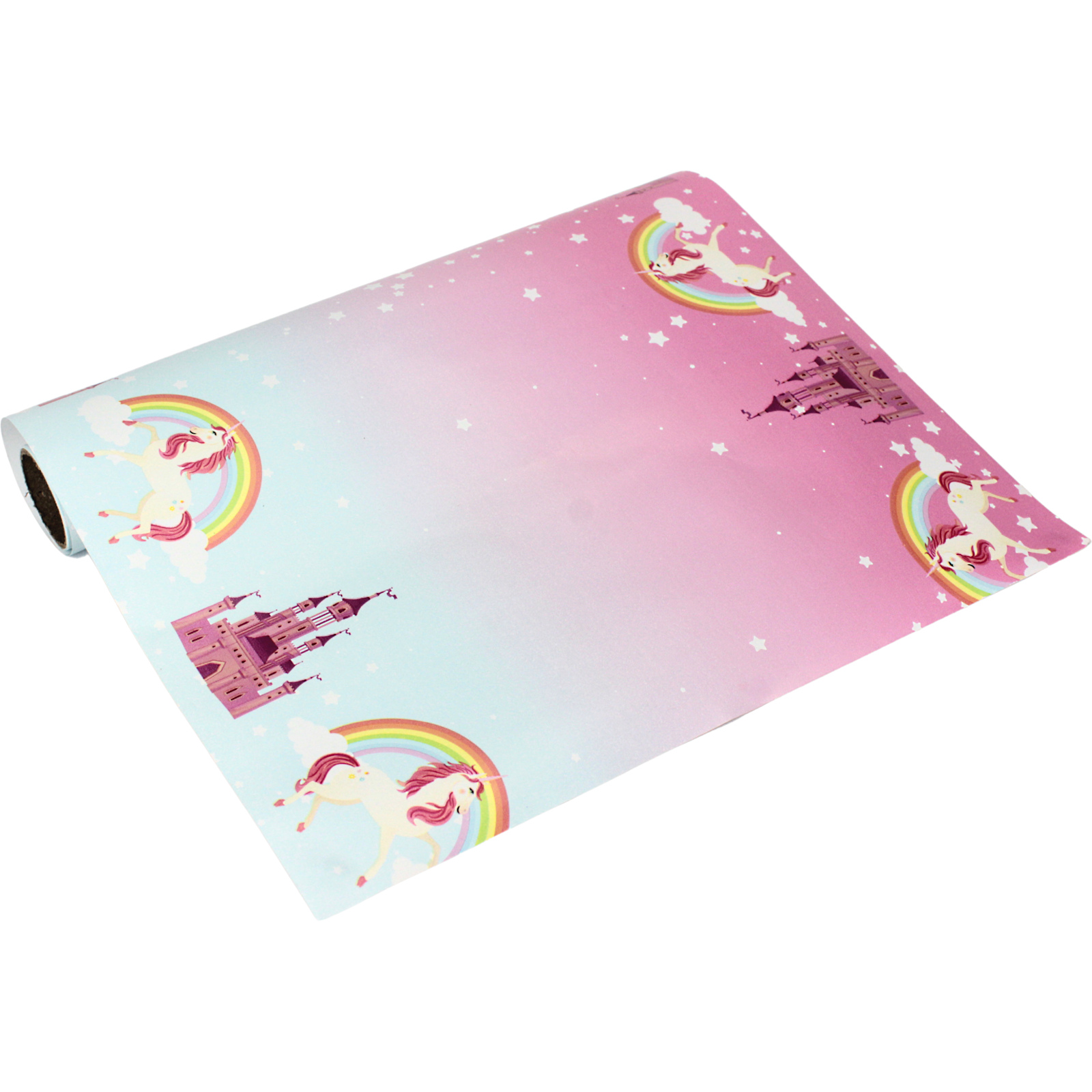 Mystical Unicorn Paper Table Runner 1.8m 