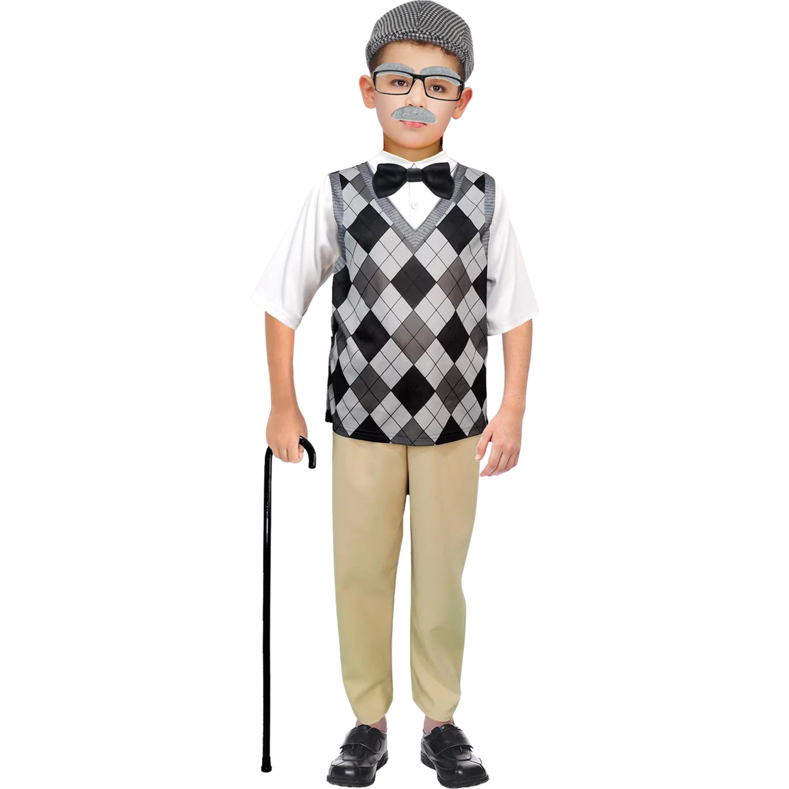Grandpa Vest Child Costume 6-9 Years 
