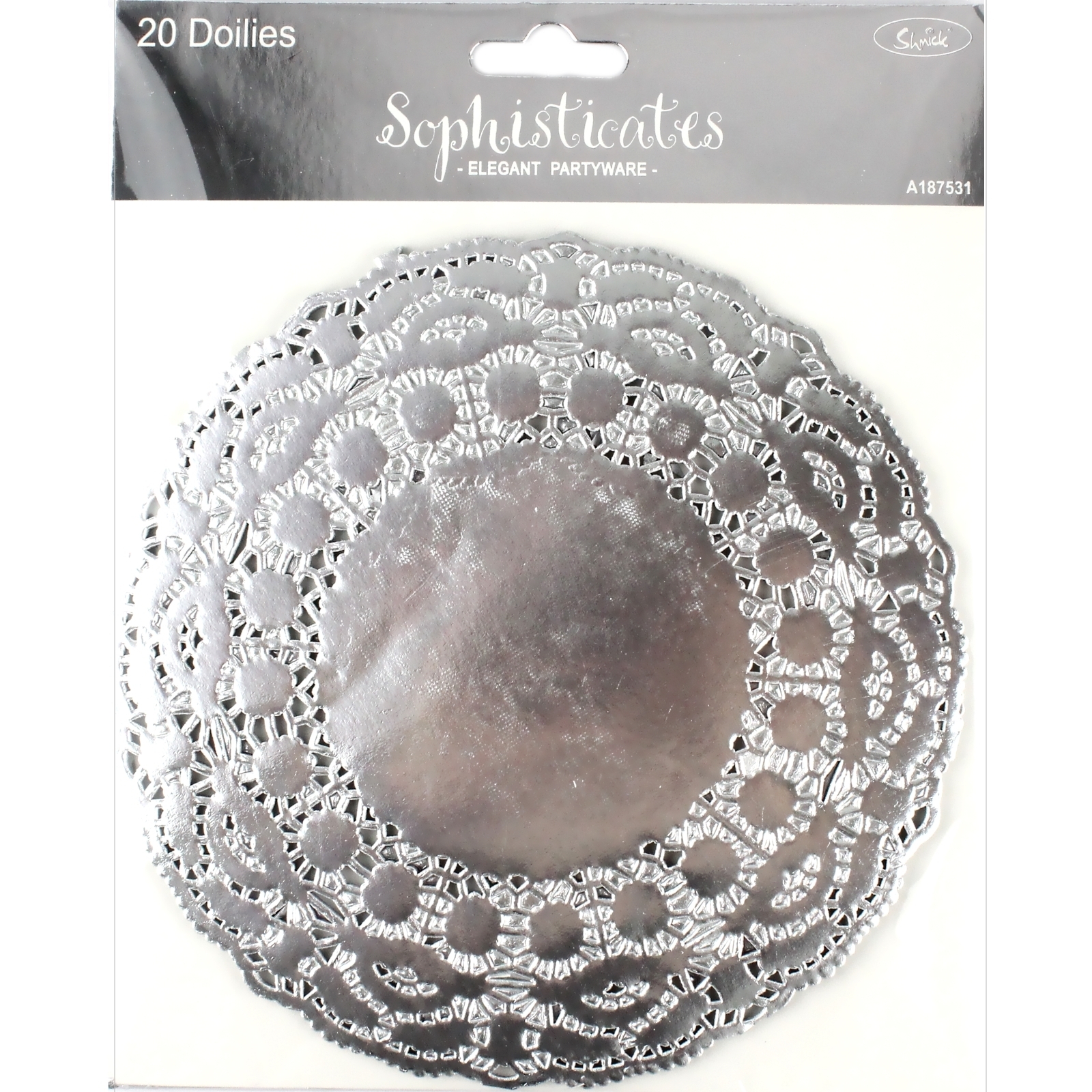 Small Silver Paper Doilies (Pack of 20)