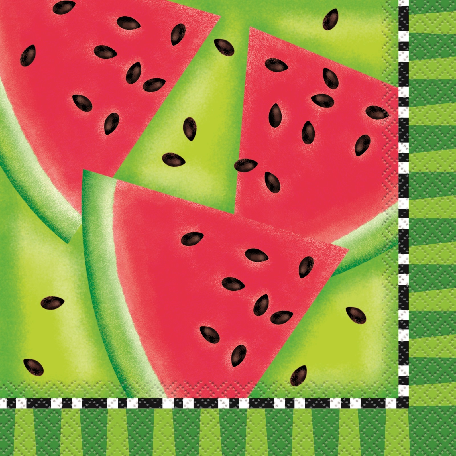 Watermelon Large Napkins / Serviettes (Pack of 16)