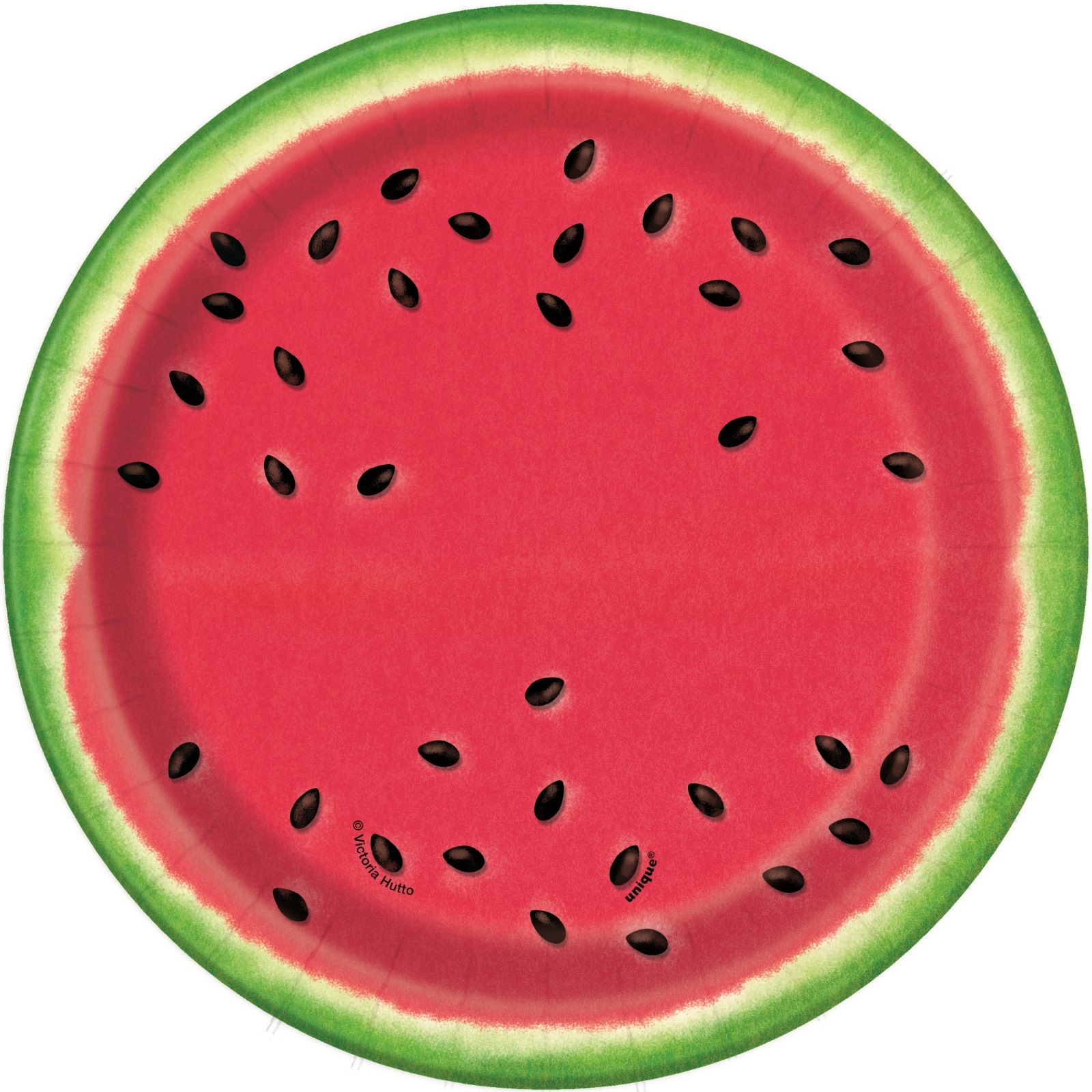 Watermelon Small Paper Plates (Pack of 8)