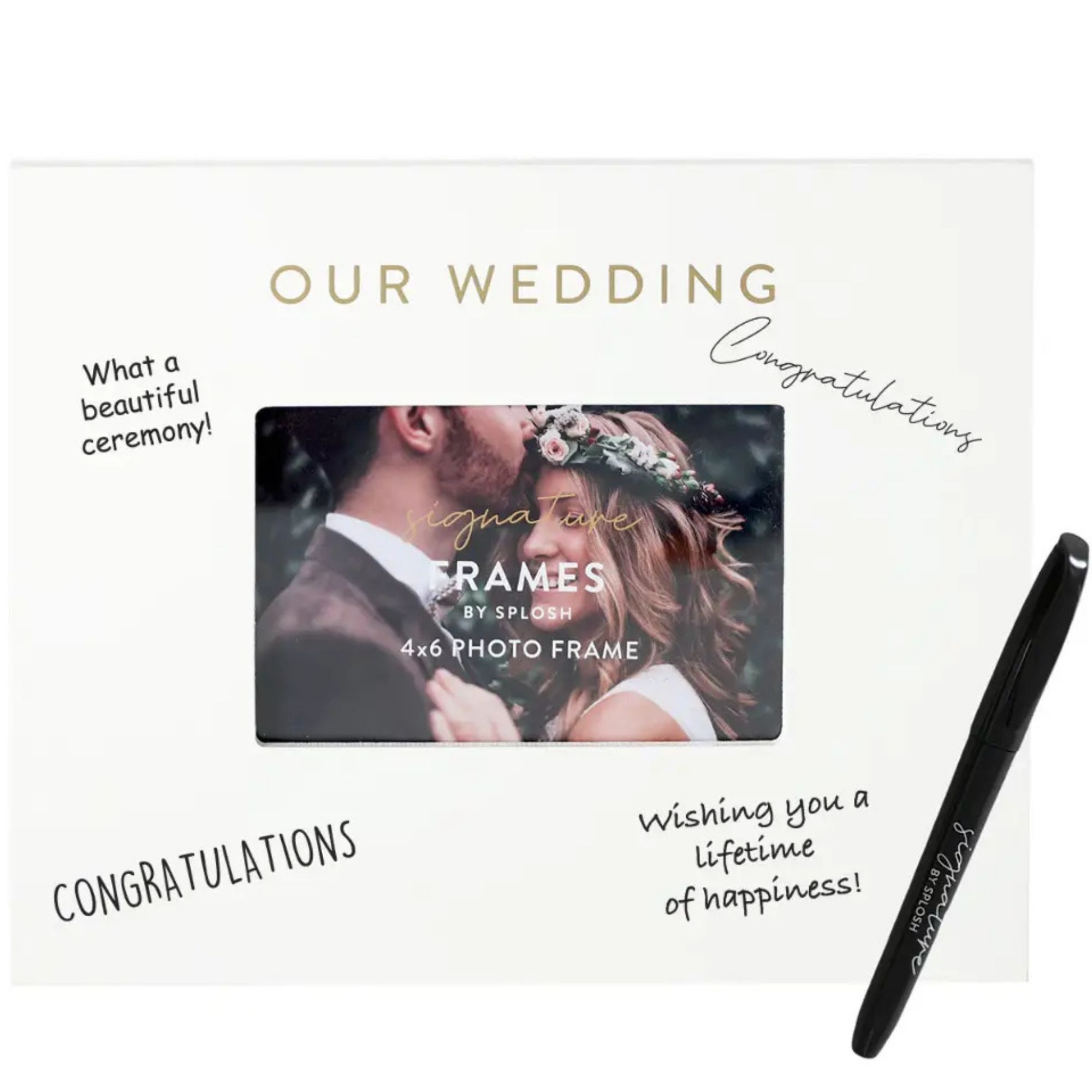 Our Wedding Signature Photo Frame