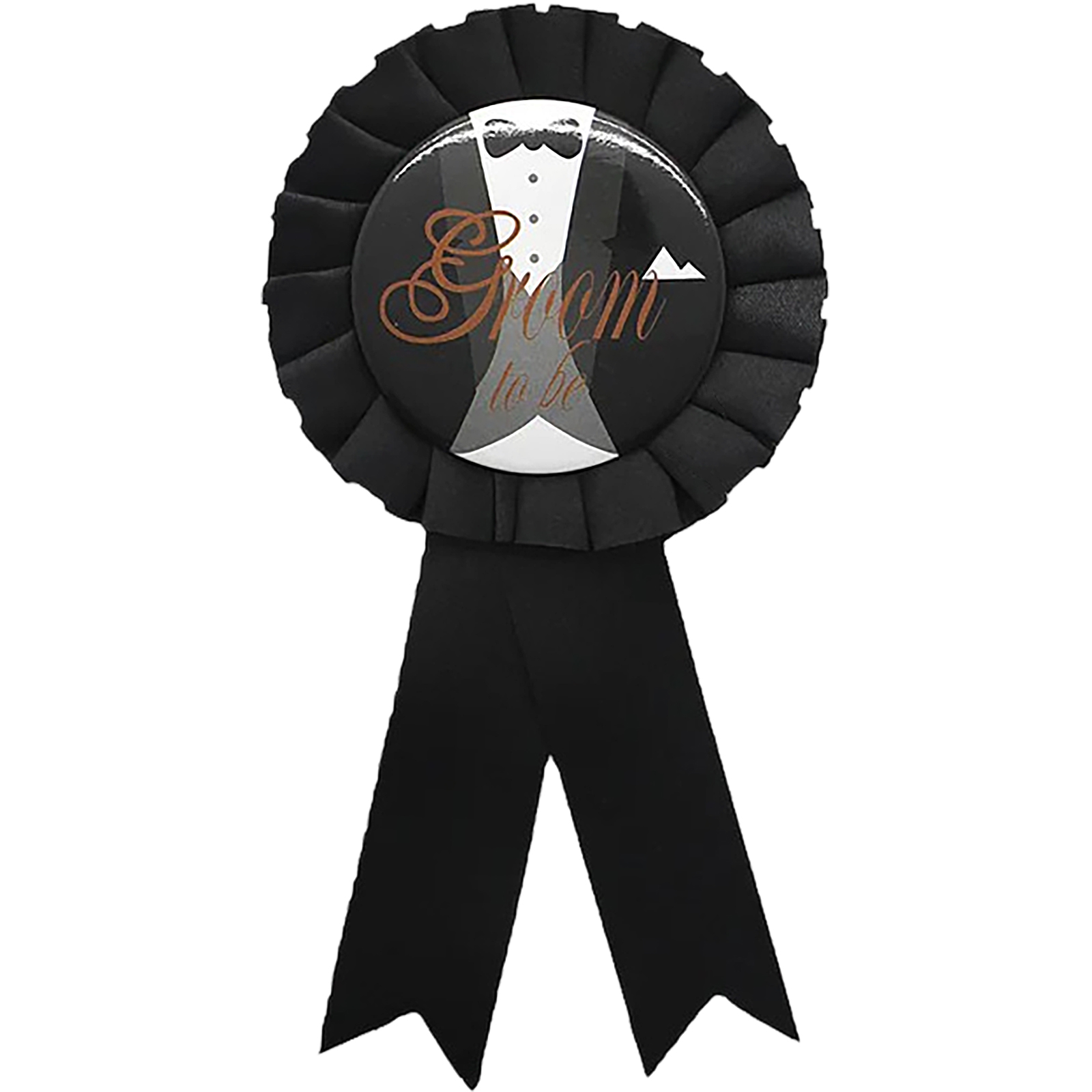 Groom To Be Ribbon Badge