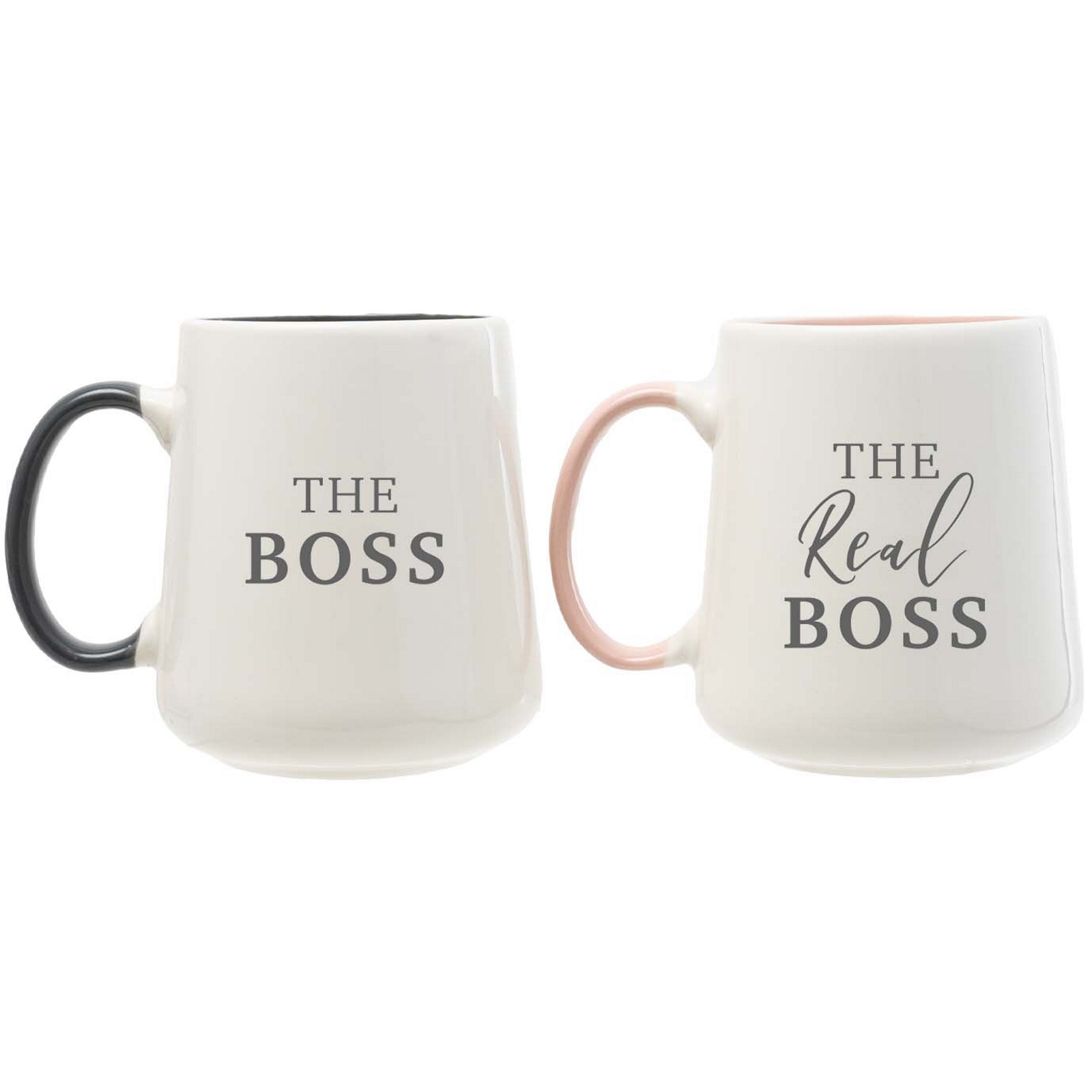 The Boss & The Real Boss Boxed Ceramic Mug Set