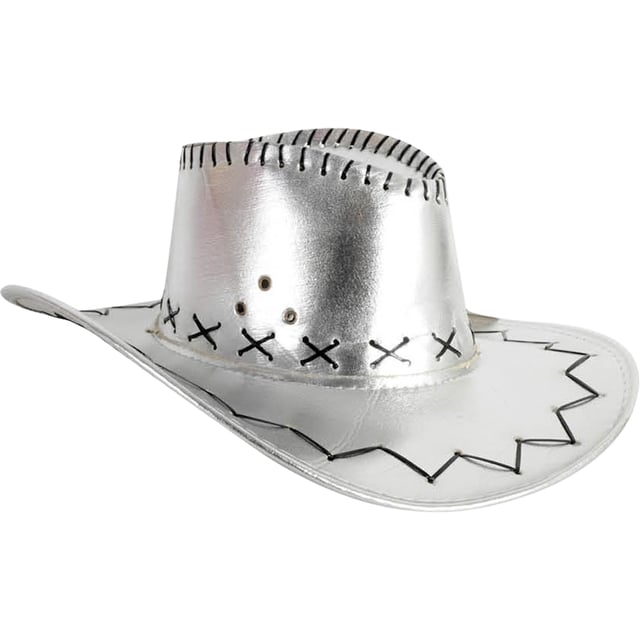 Party City Silver Cowboy Hat Party City Cowboy Hat
