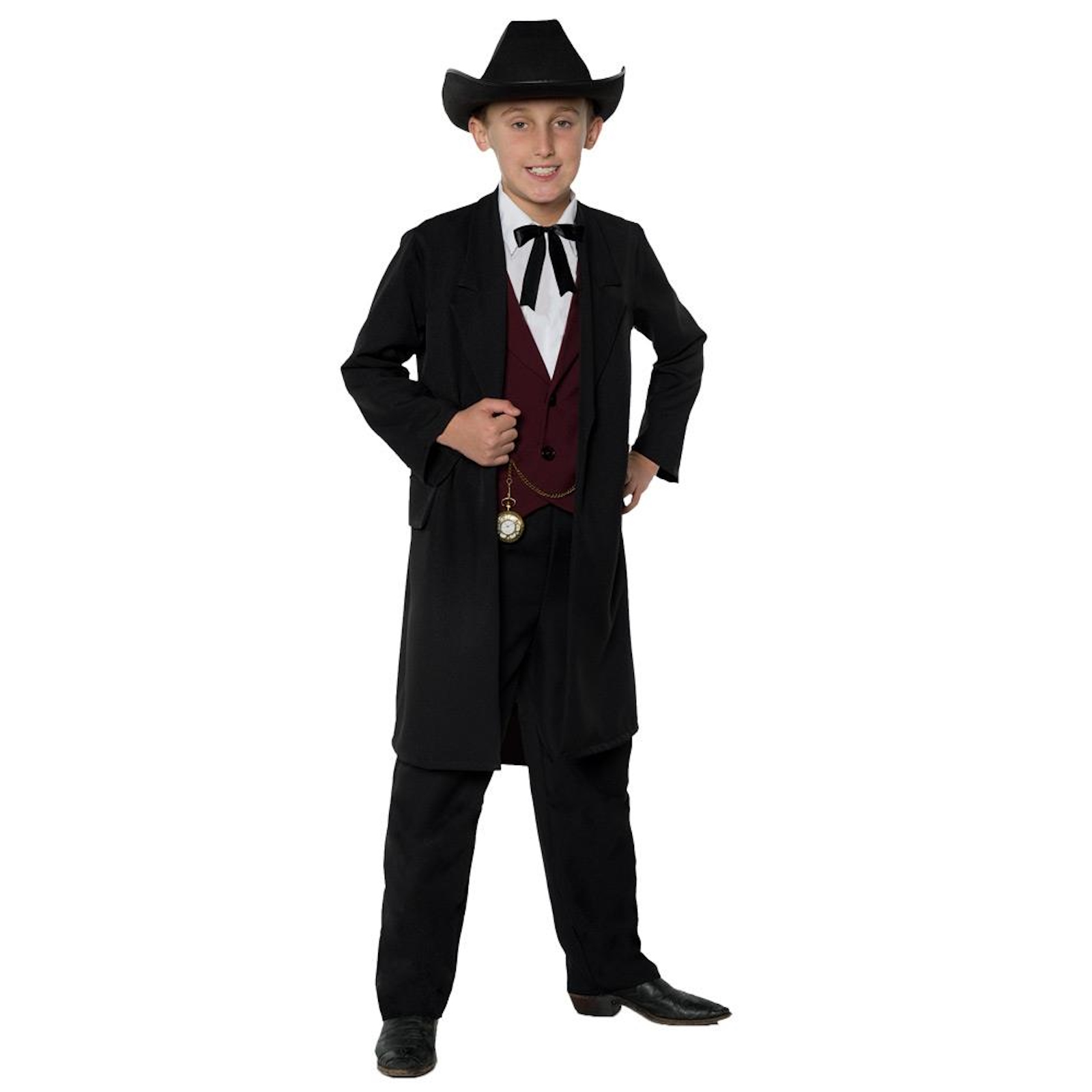 Western Gambler Child Costume Medium