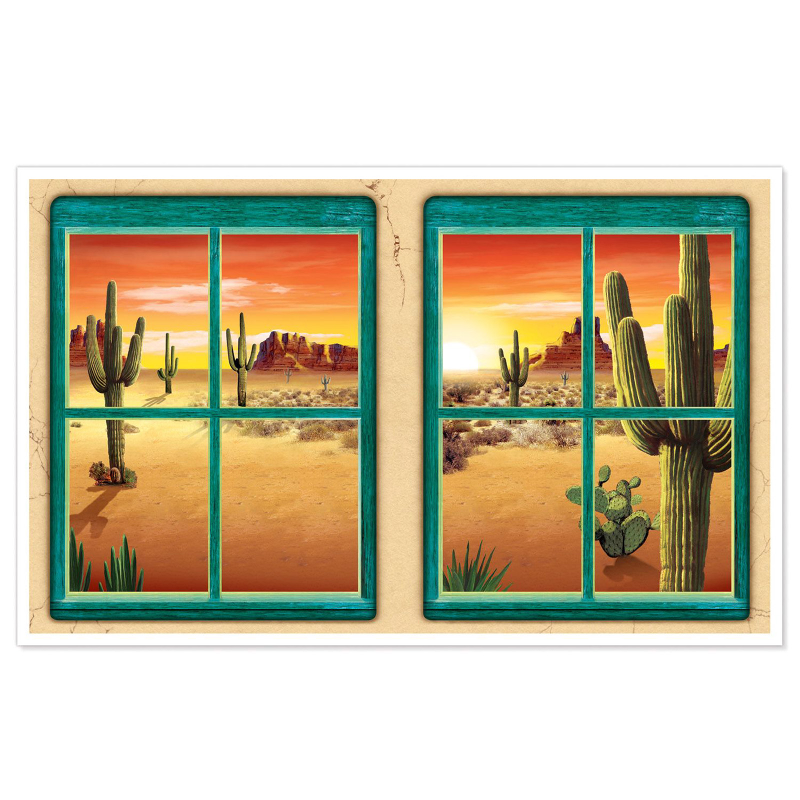 Desert Window Insta View Decoration 
