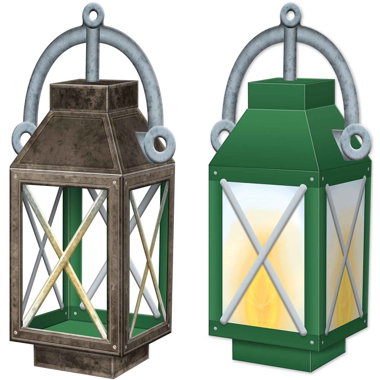 Western 3D Lantern Centrepiece