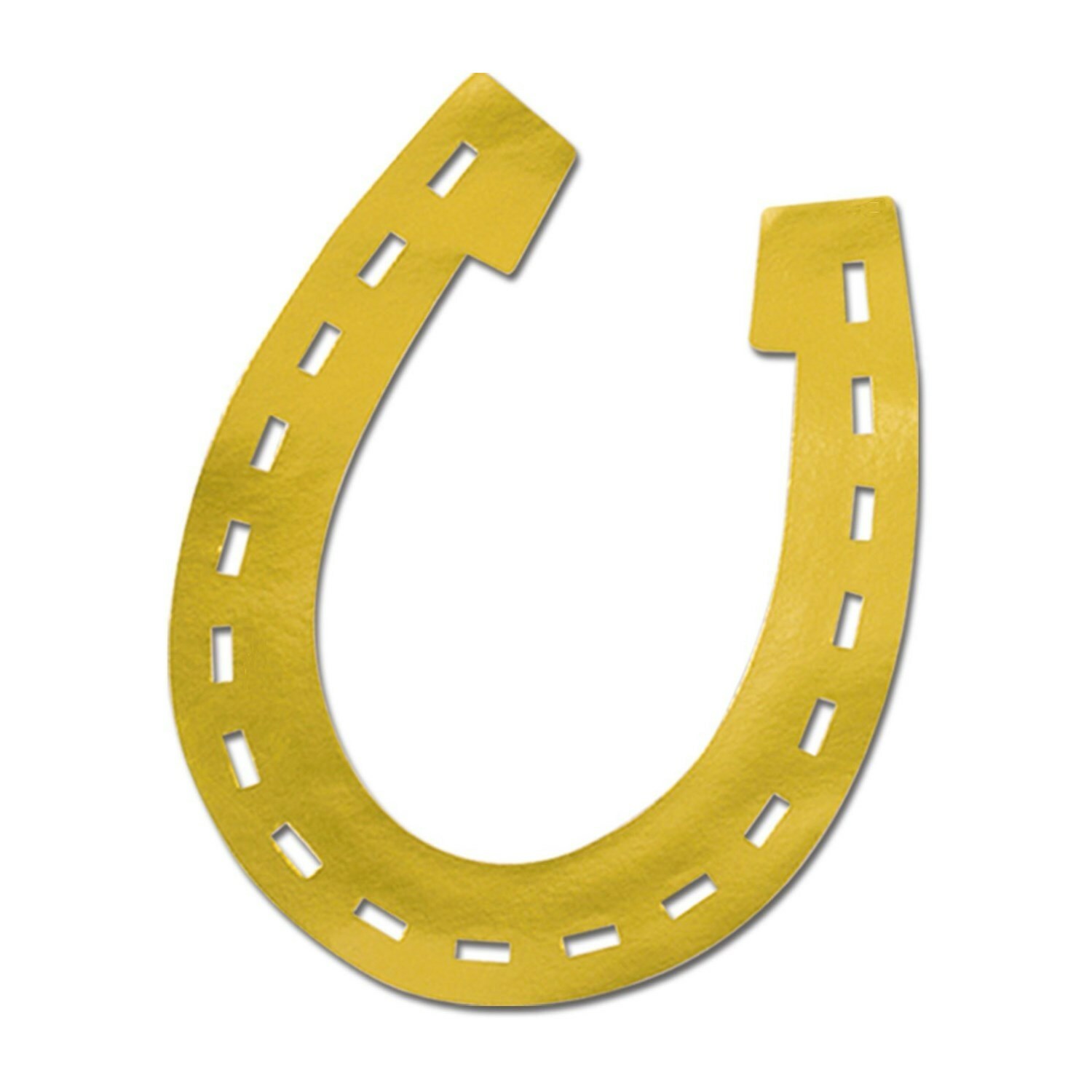 Large Foil Horseshoe Decoration