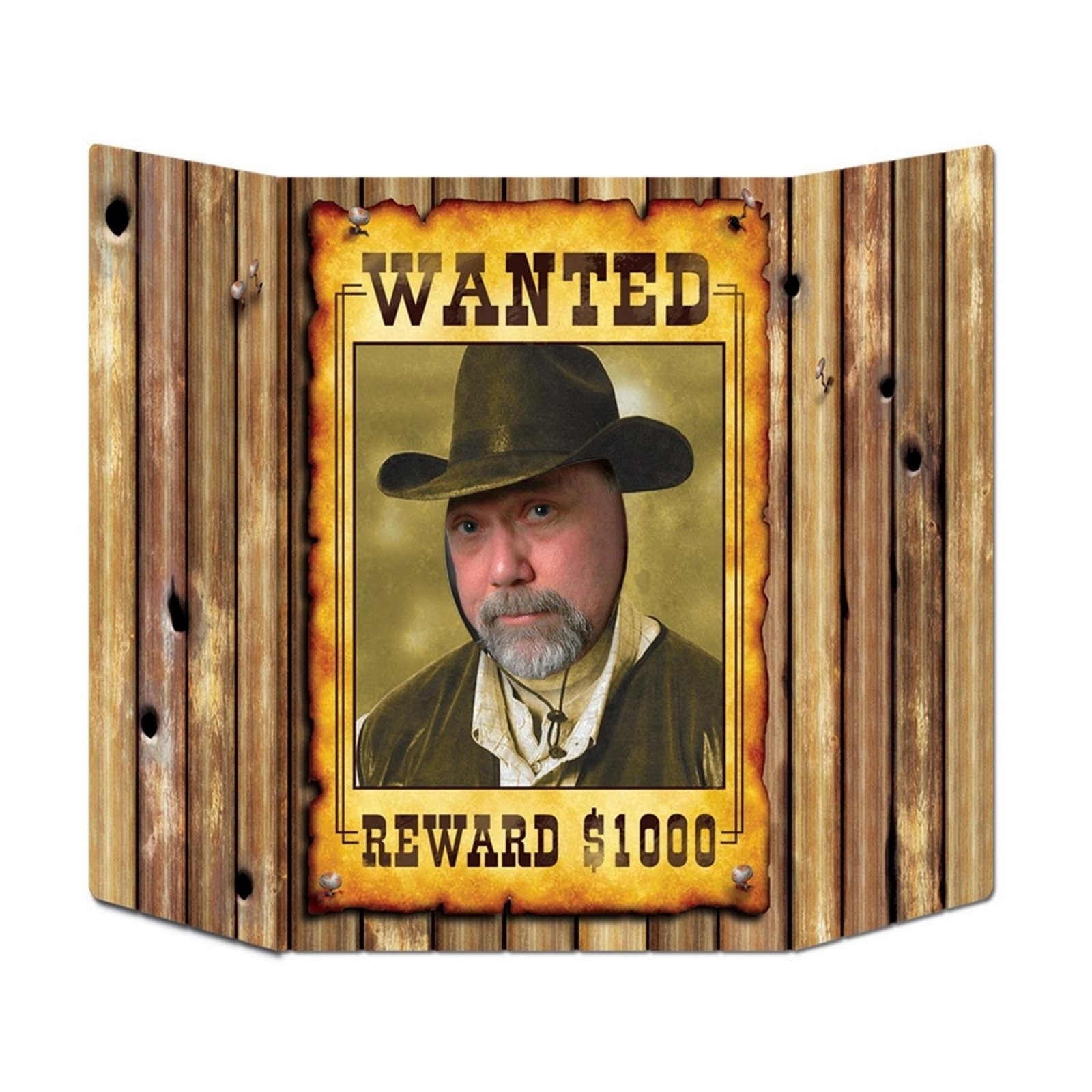 Western Wanted Party Photo Prop