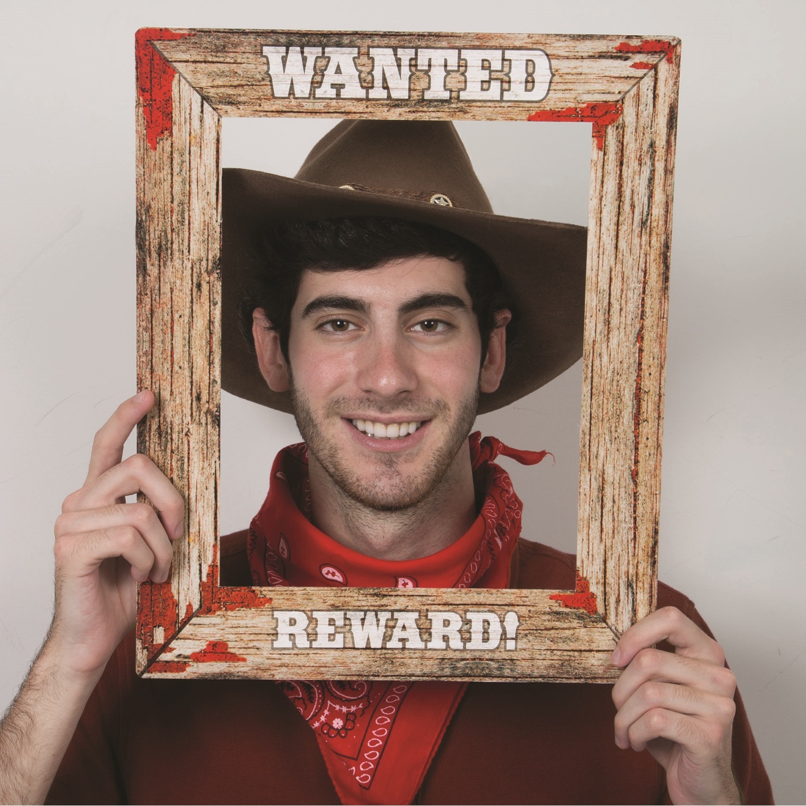 Rodeo Western Wanted Photo Frame Prop