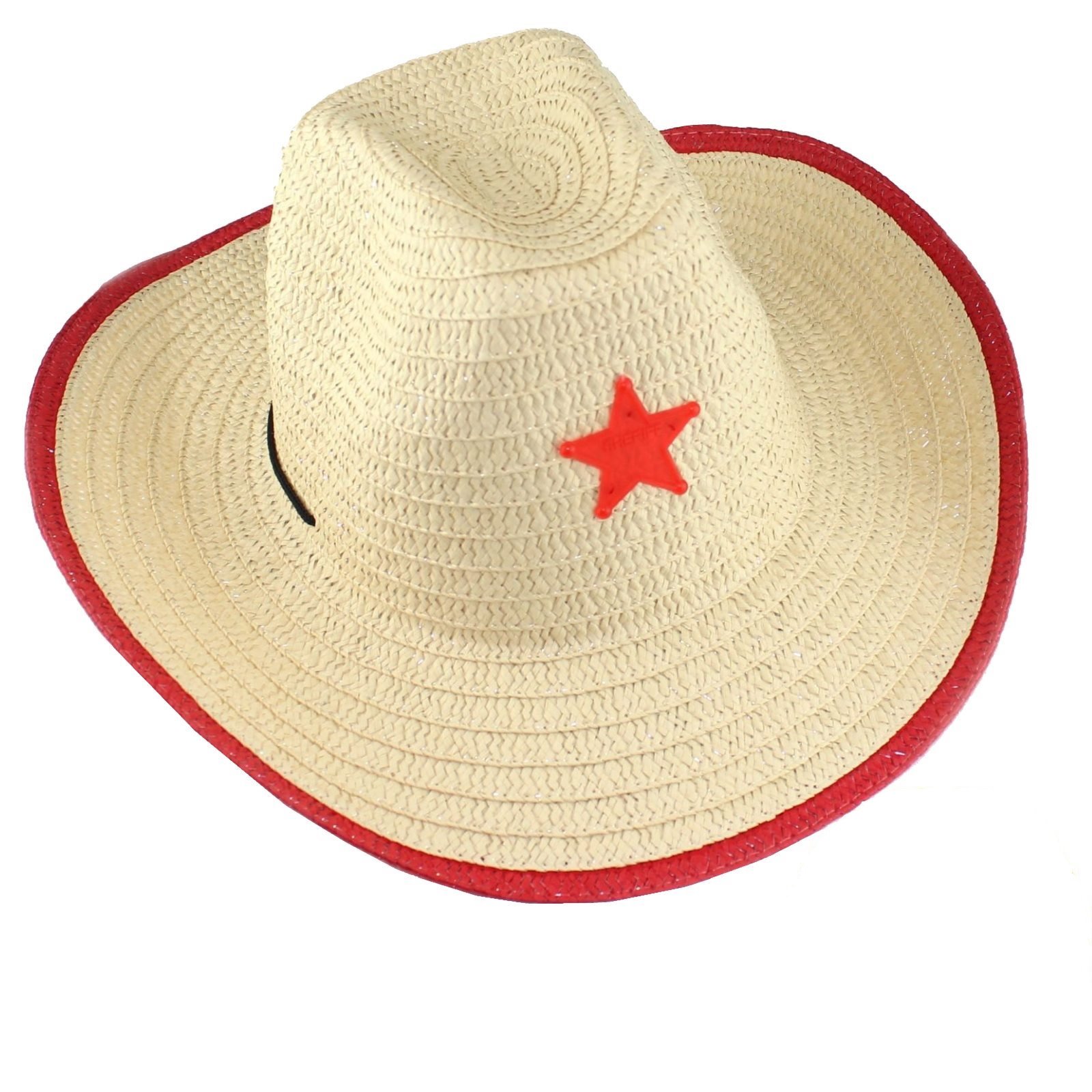 Adult Red Star Cowboy Hat