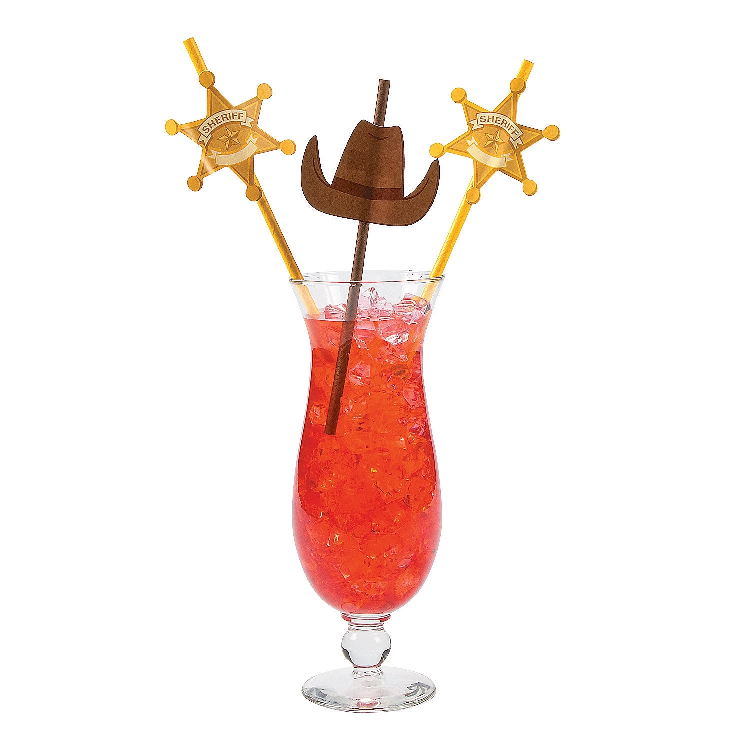 Cowboy Paper Straws (Pack of 12)