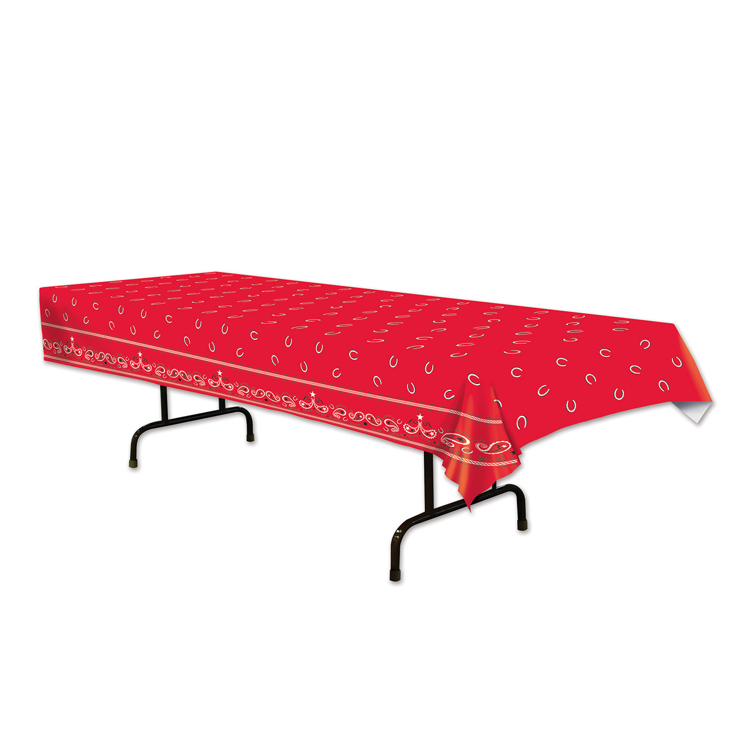Western Plastic Tablecloth