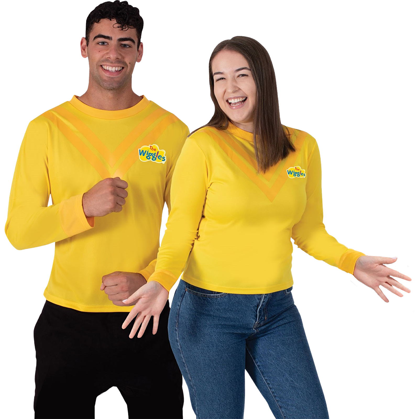 The Wiggles Yellow Wiggle Shirt Adult Costume Standard