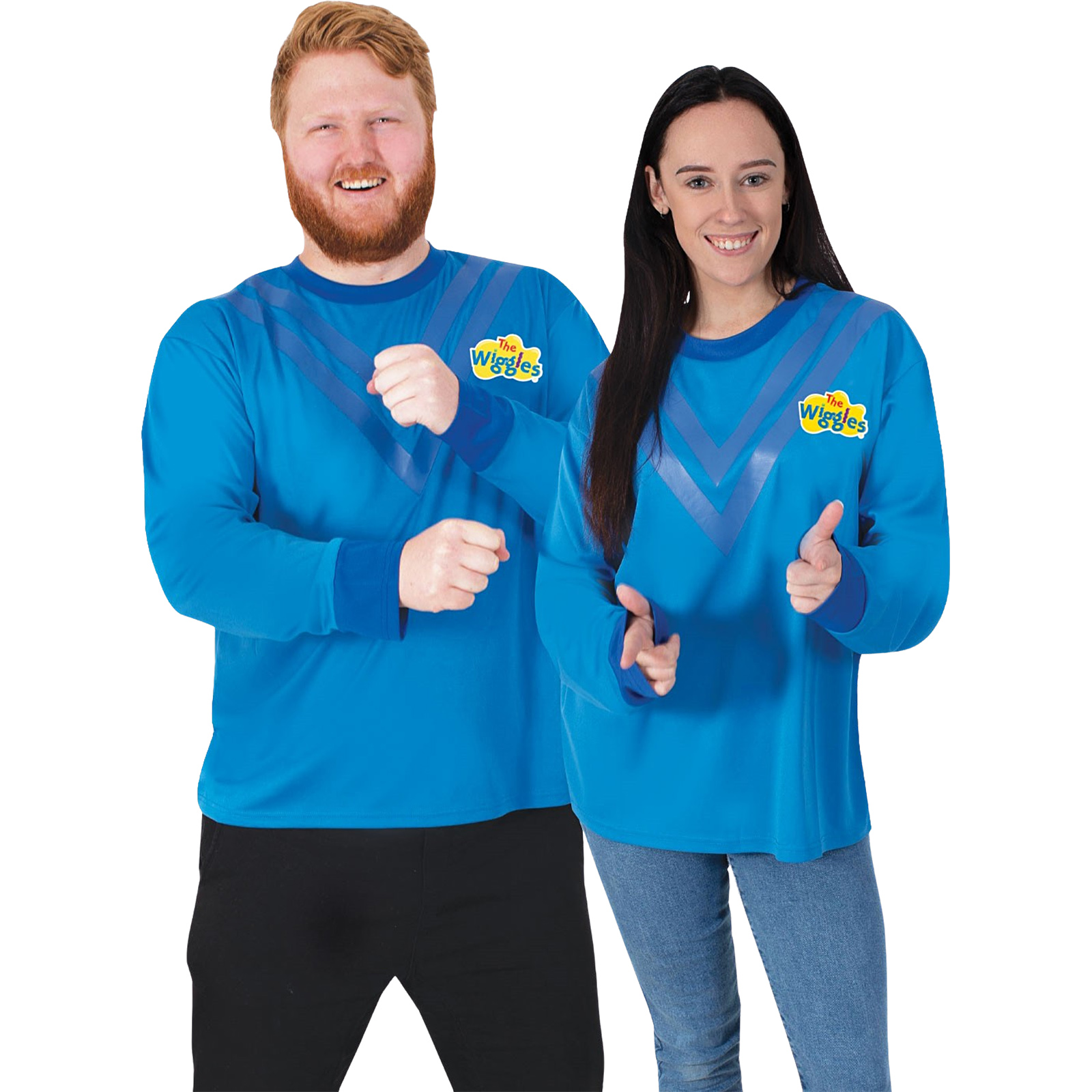 The Wiggles Blue Wiggle Shirt Adult Costume Standard