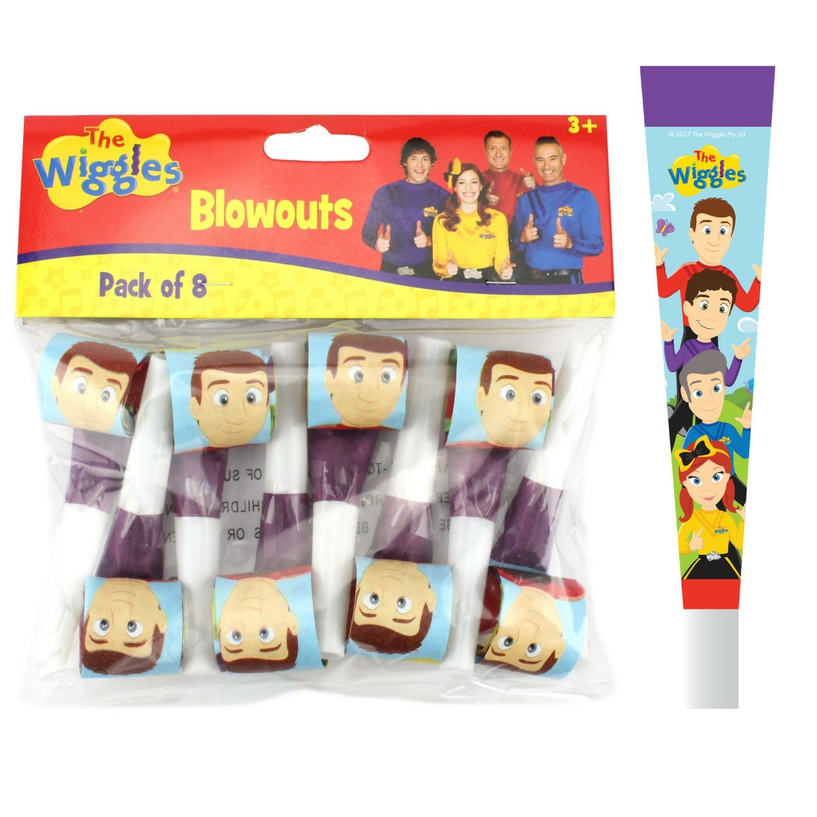 The Wiggles Party Blowers (Pack of 8)