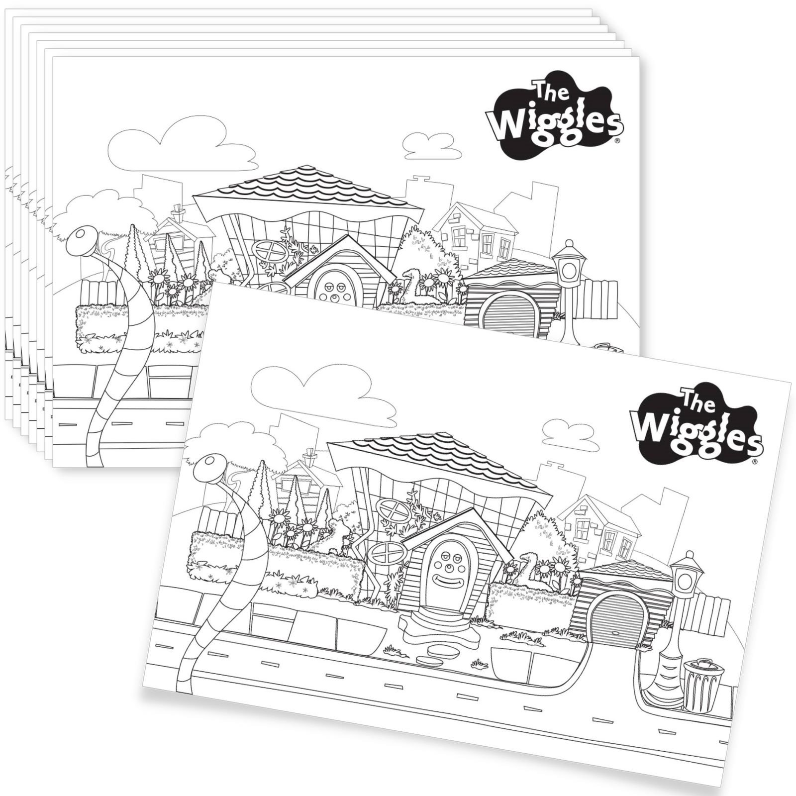 The Wiggles Party Colour Me In Placemats (Pack of 8)