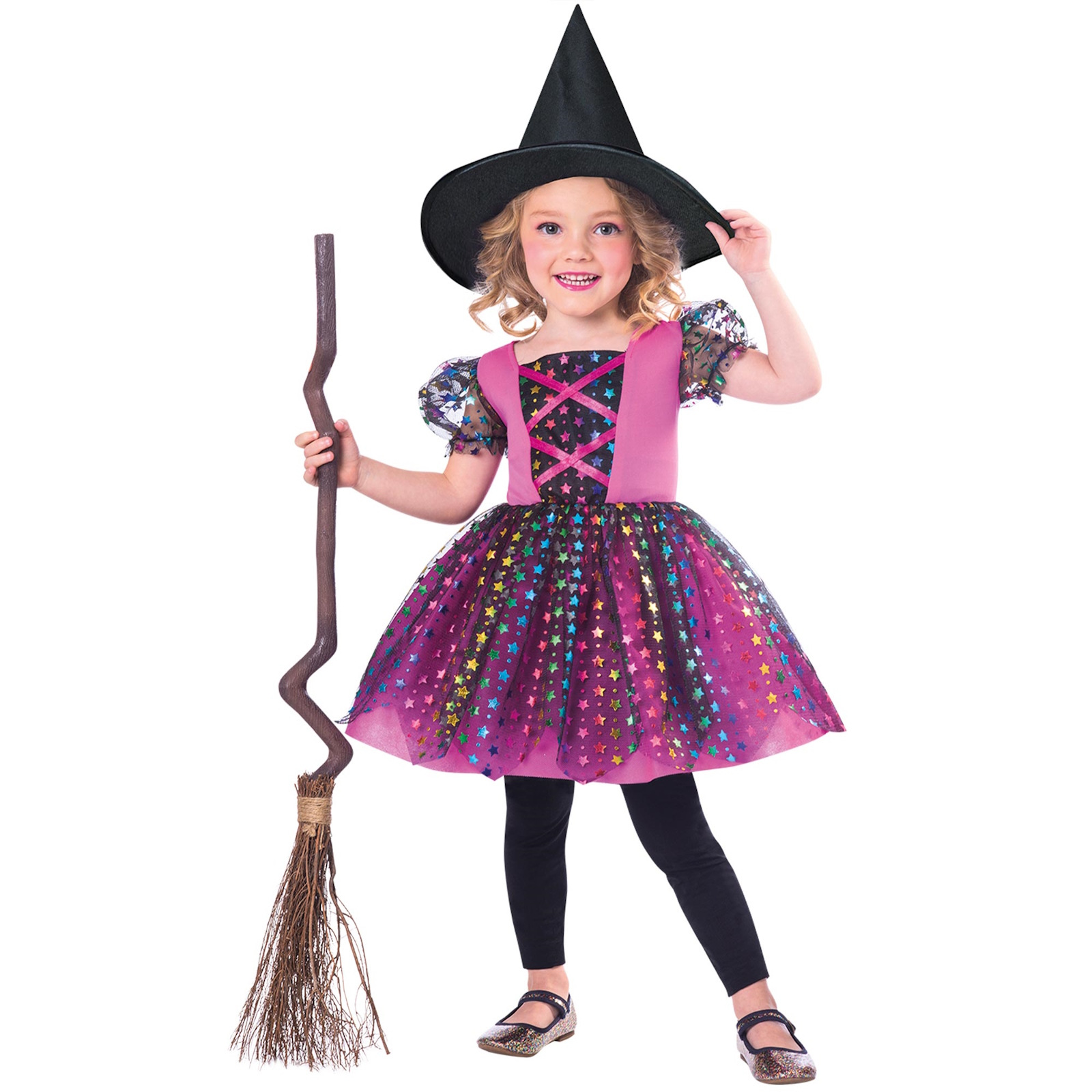 Rainbow Witch Child Costume 1-2 Years