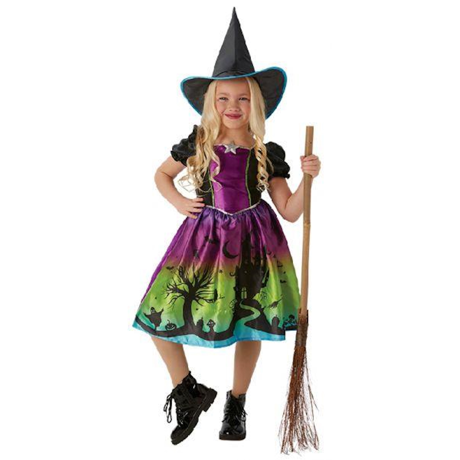 Ombre Witch Child Costume 9-10
