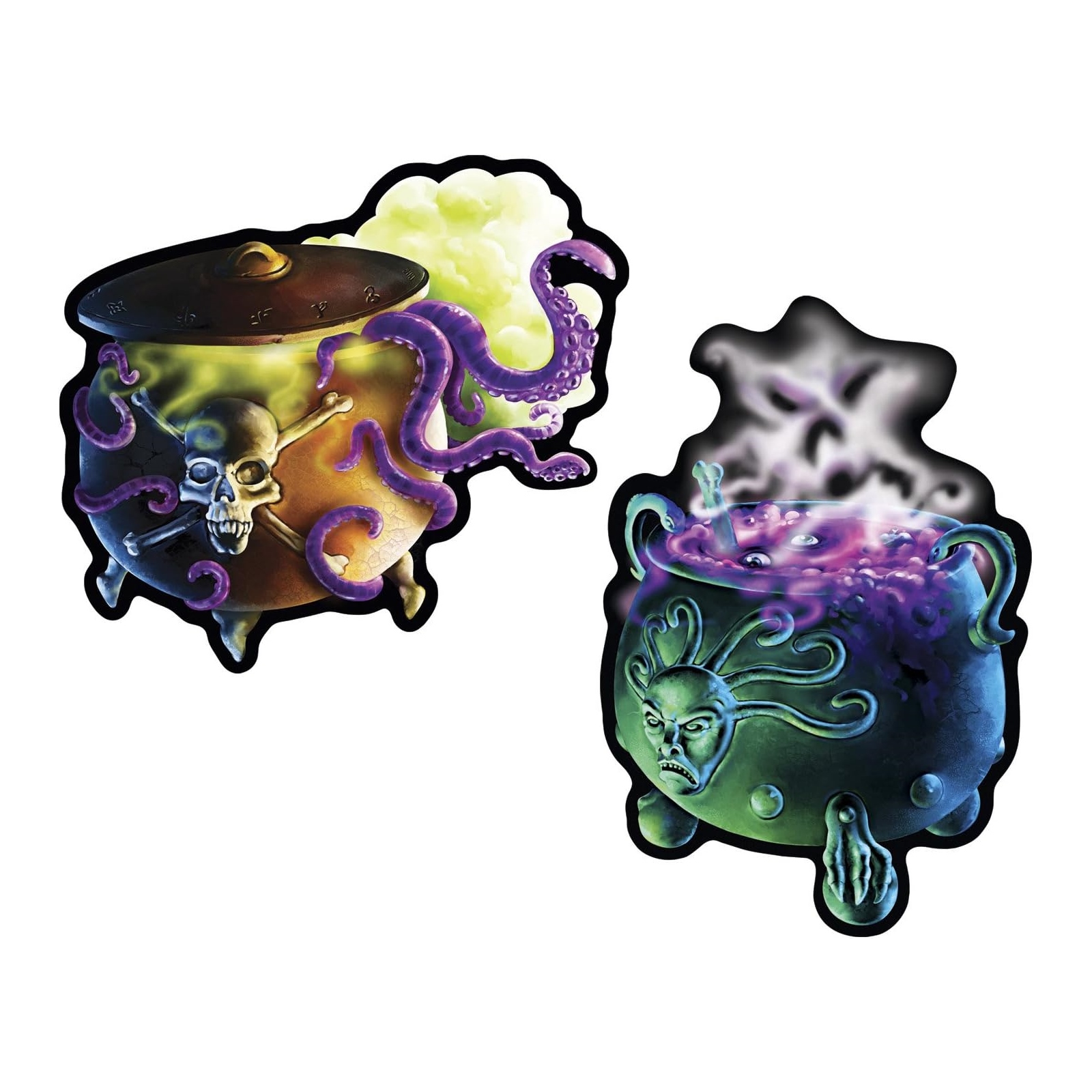 Cauldron Cutouts Wall Decorations (Pack of 2)