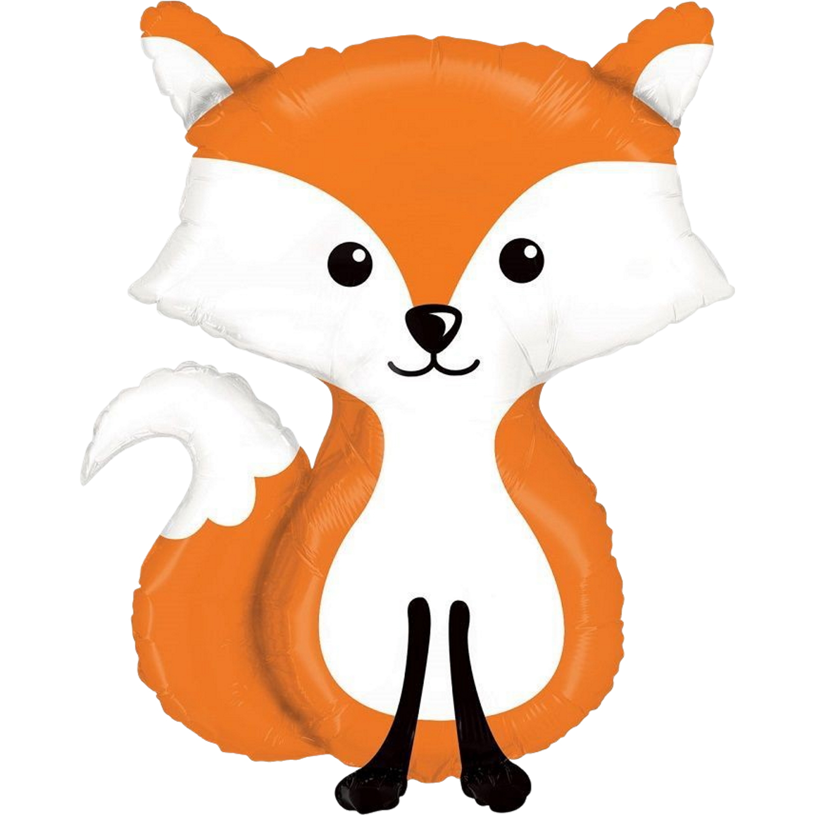 Woodland Animal Fox Helium Foil Balloon 86cm