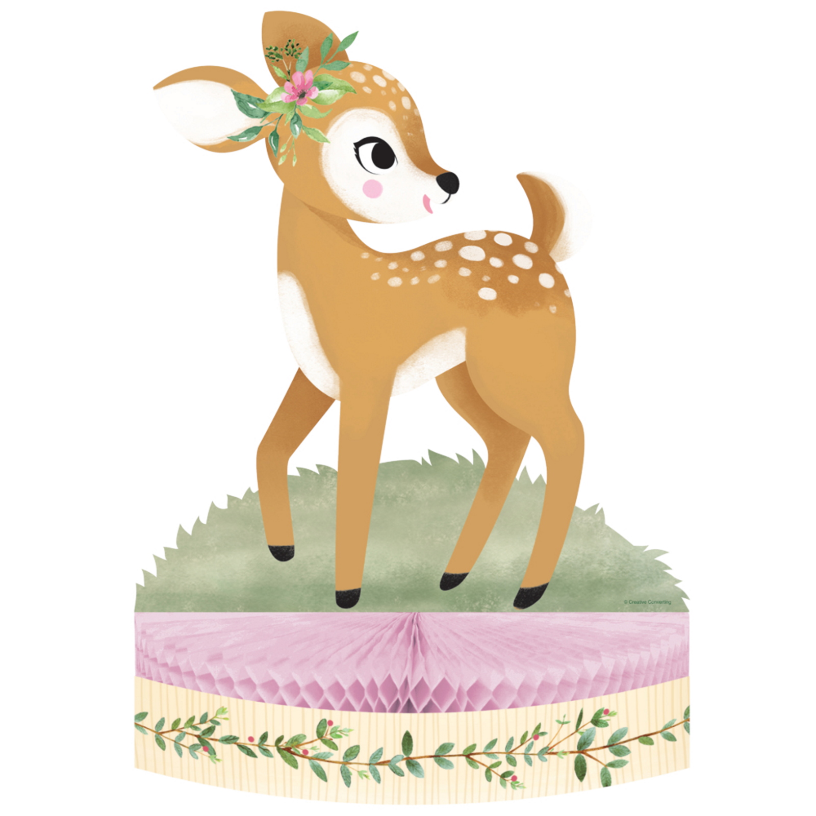 Woodland Deer Honeycomb Centrepiece