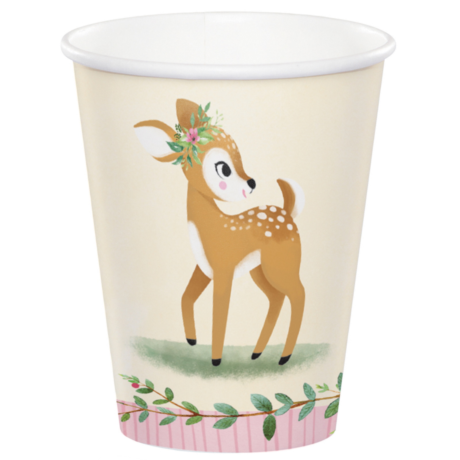 Woodland Deer Paper Cups (Pack of 8)