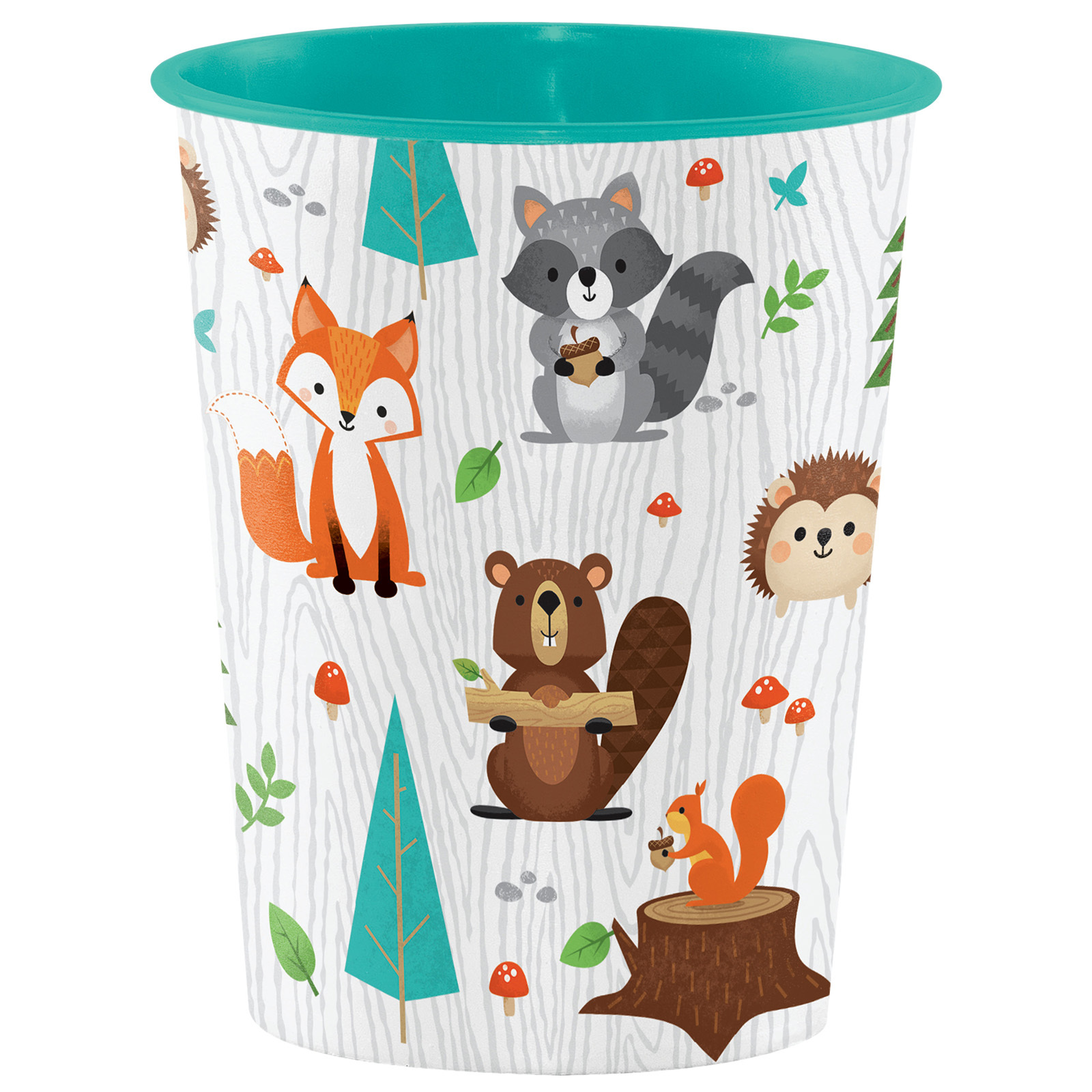 Woodland Animal Large Plastic Cup