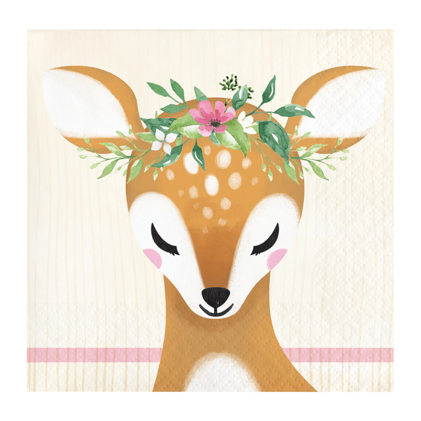 Woodland Deer Small Napkins / Serviettes (Pack of 16)