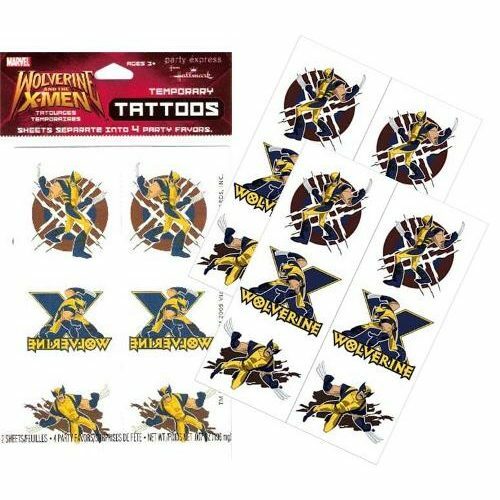 Wolverine Tattoos Tattoos (2 Sheets)