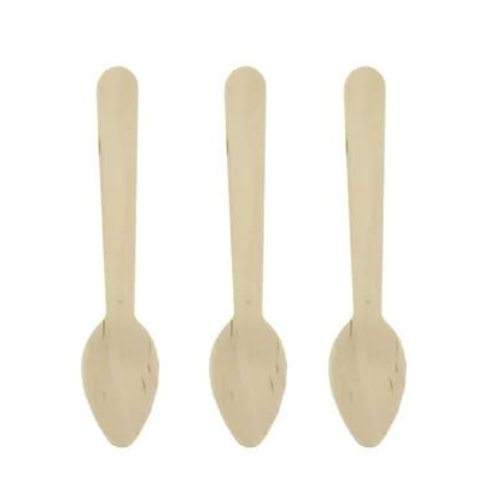Eco Wooden Teaspoons (Pack of 12)