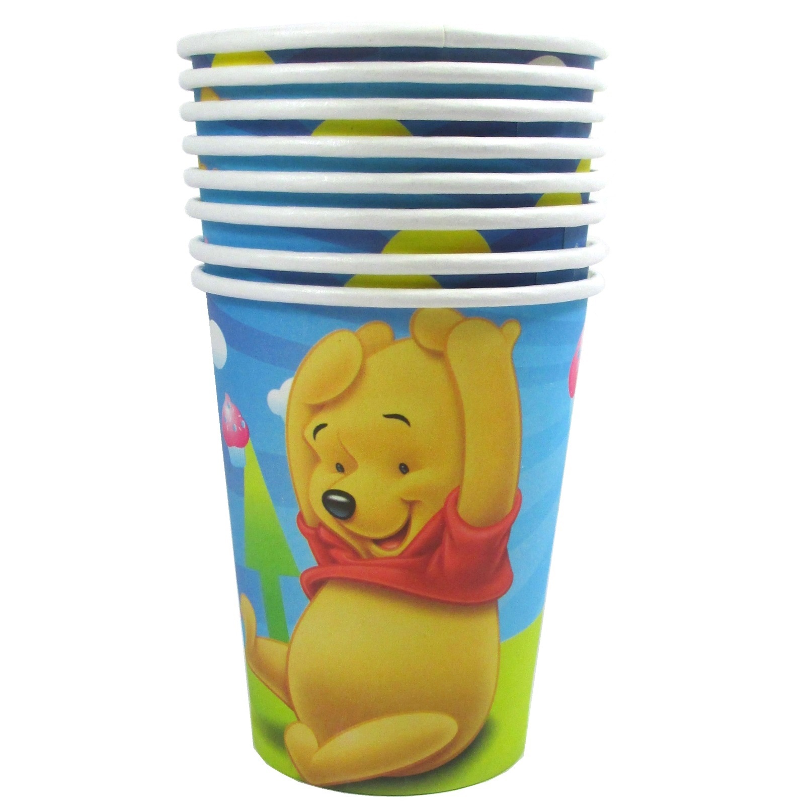 Winnie The Pooh Paper Cups (Pack of 8)