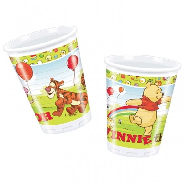 Winnie The Pooh Plastic Cups (Pack of 10)