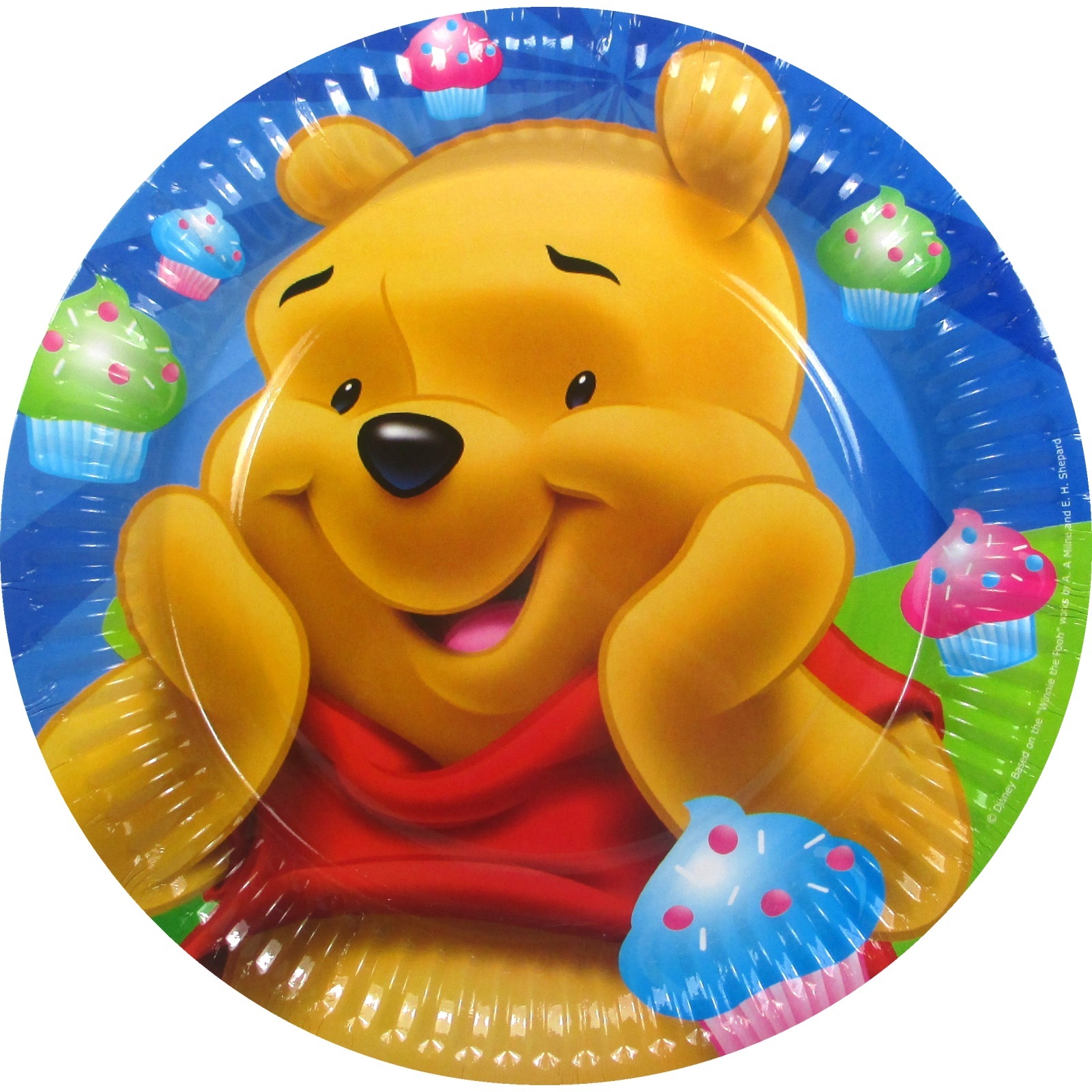 Winnie The Pooh Large Paper Plates (Pack of 8)