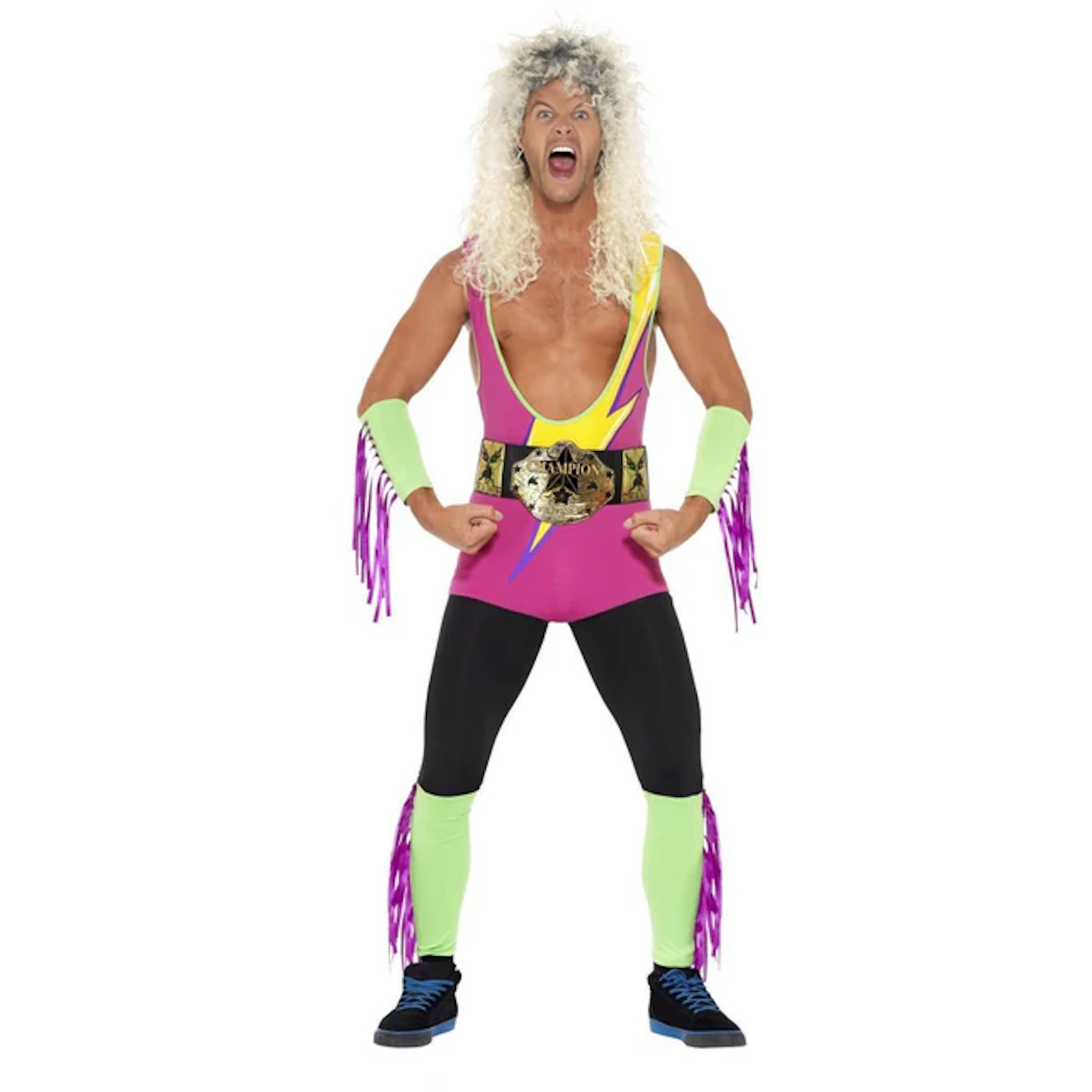 Retro Wrestler Adult Costume Large
