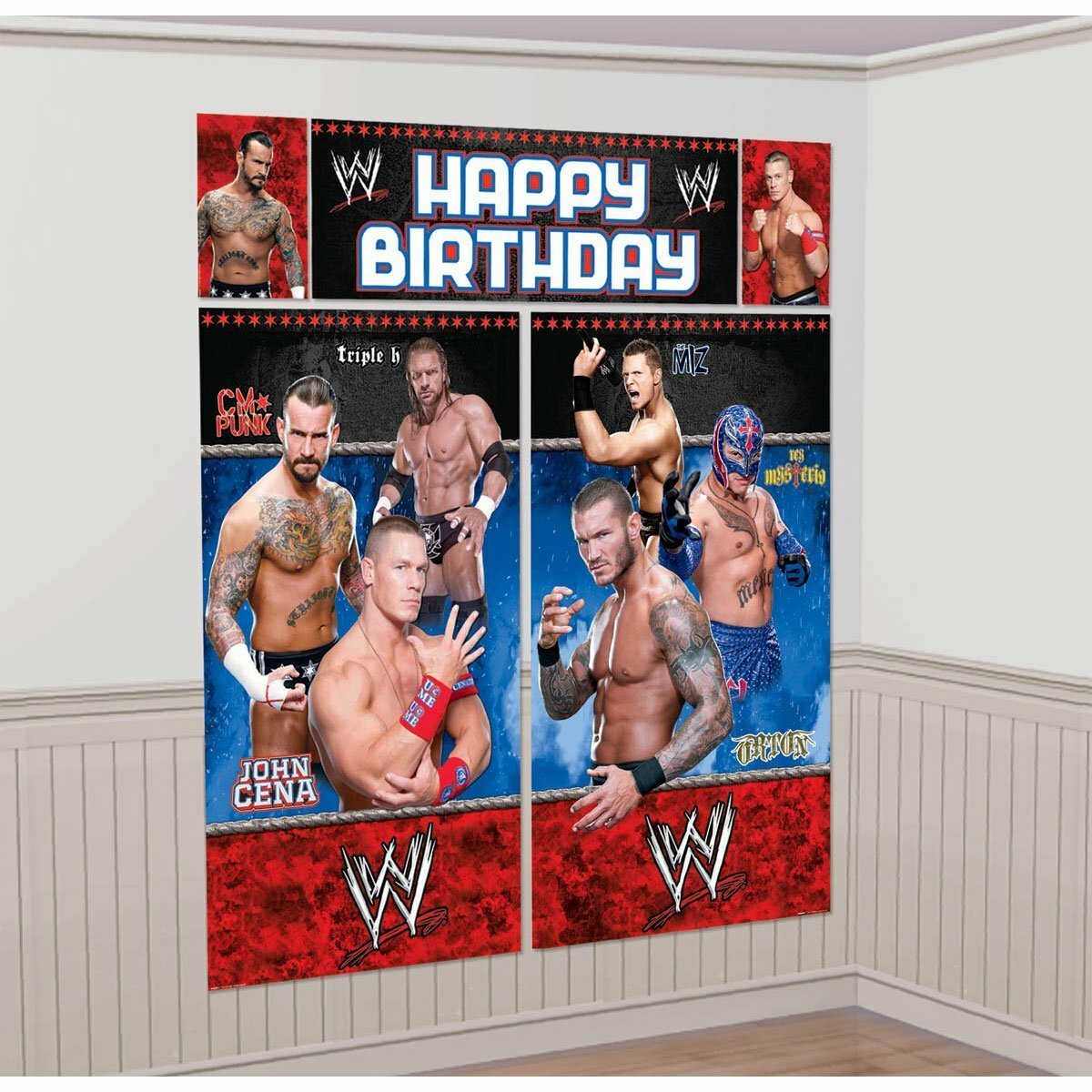 WWE Wall Decorating Kit