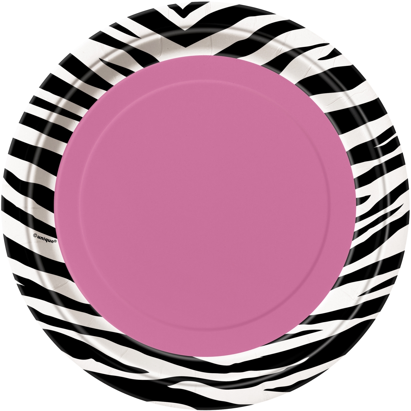Zebra Passion Small Paper Plates (Pack of 8)